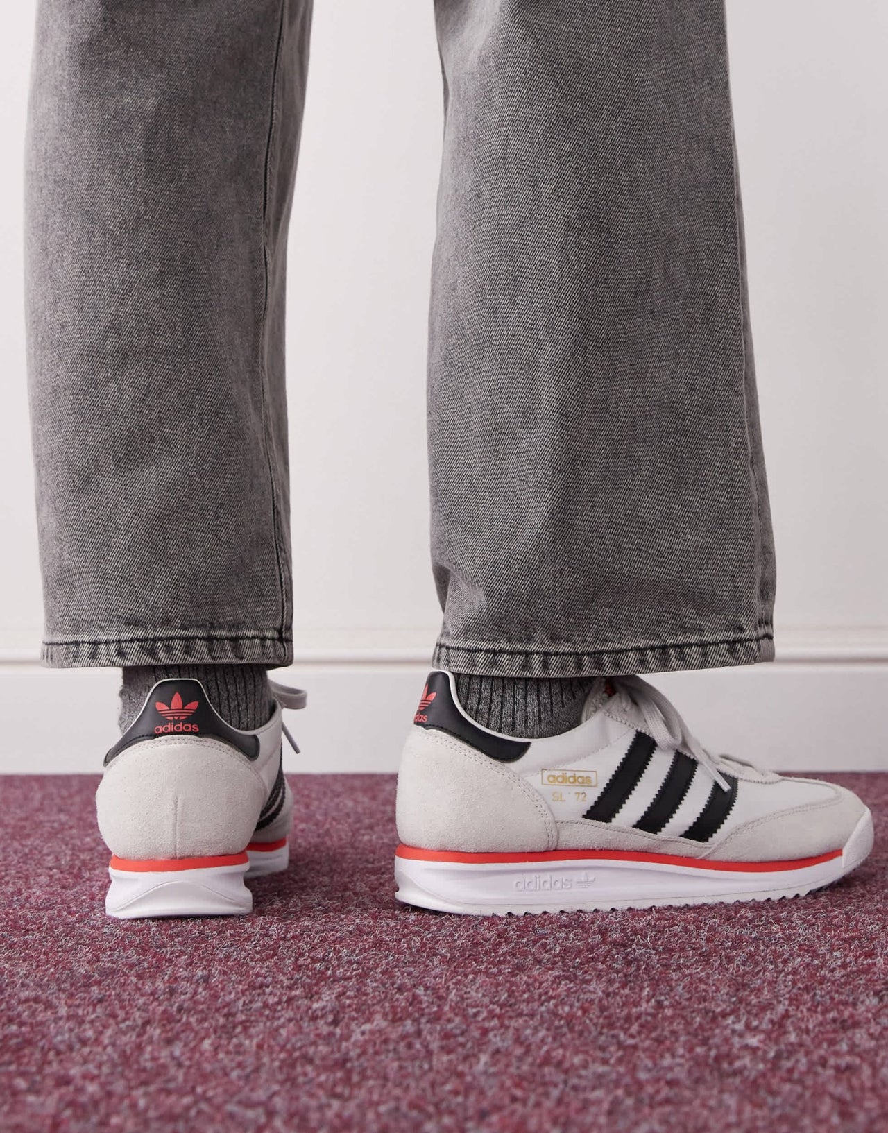 adidas Originals SL 72 RS trainers in white and black - ASOS Sample Sale EU Store
