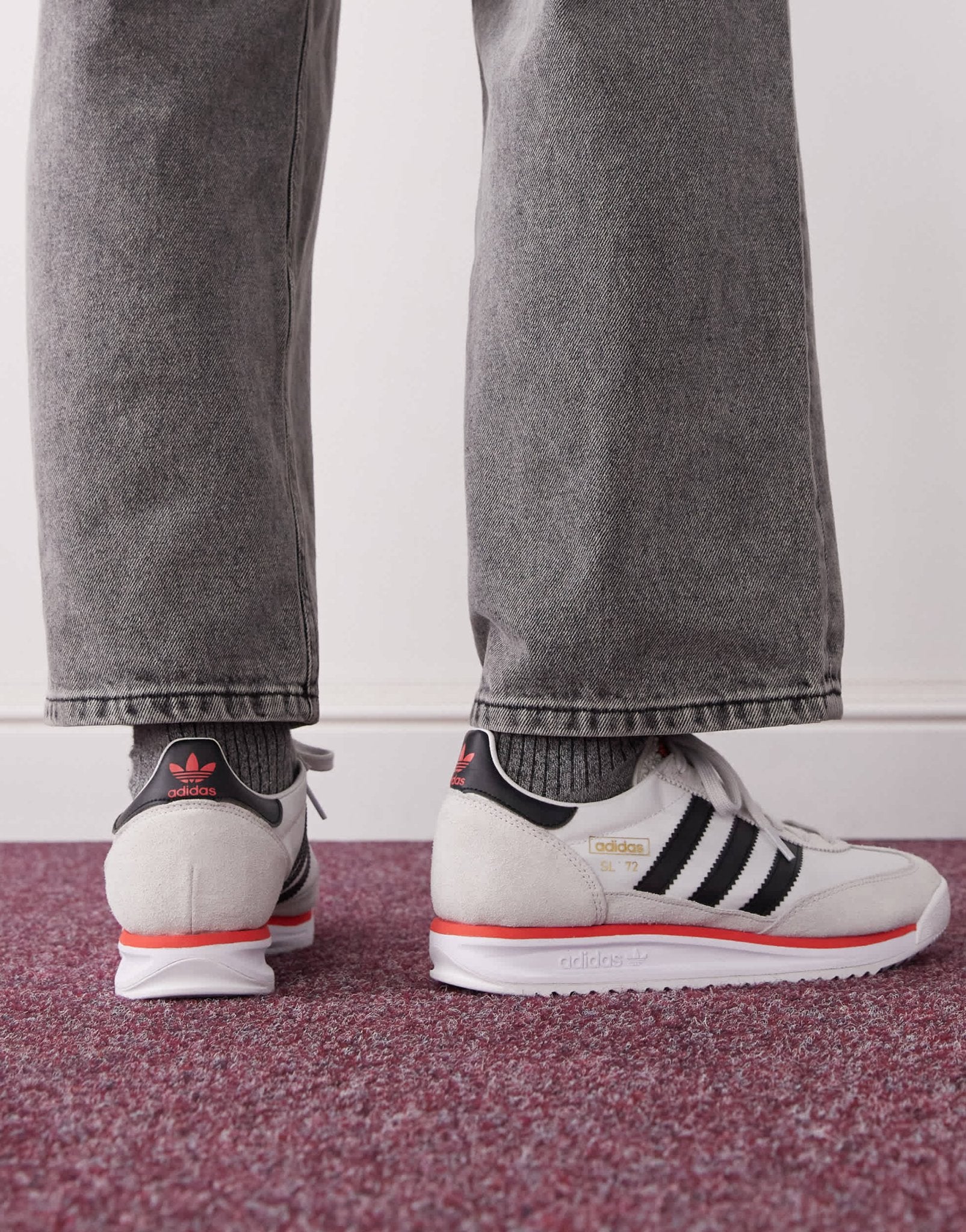 adidas Originals SL 72 RS trainers in white and black - ASOS Sample Sale EU Store