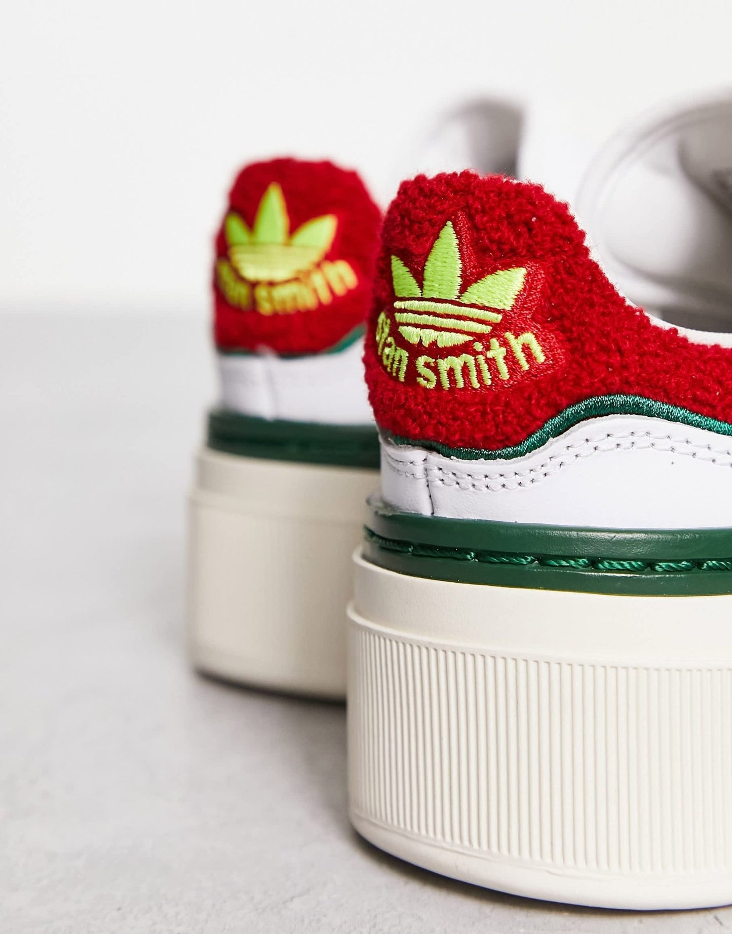 adidas Originals Stan Smith Bonega 2B trainers in white red and green - ASOS Sample Sale EU Store