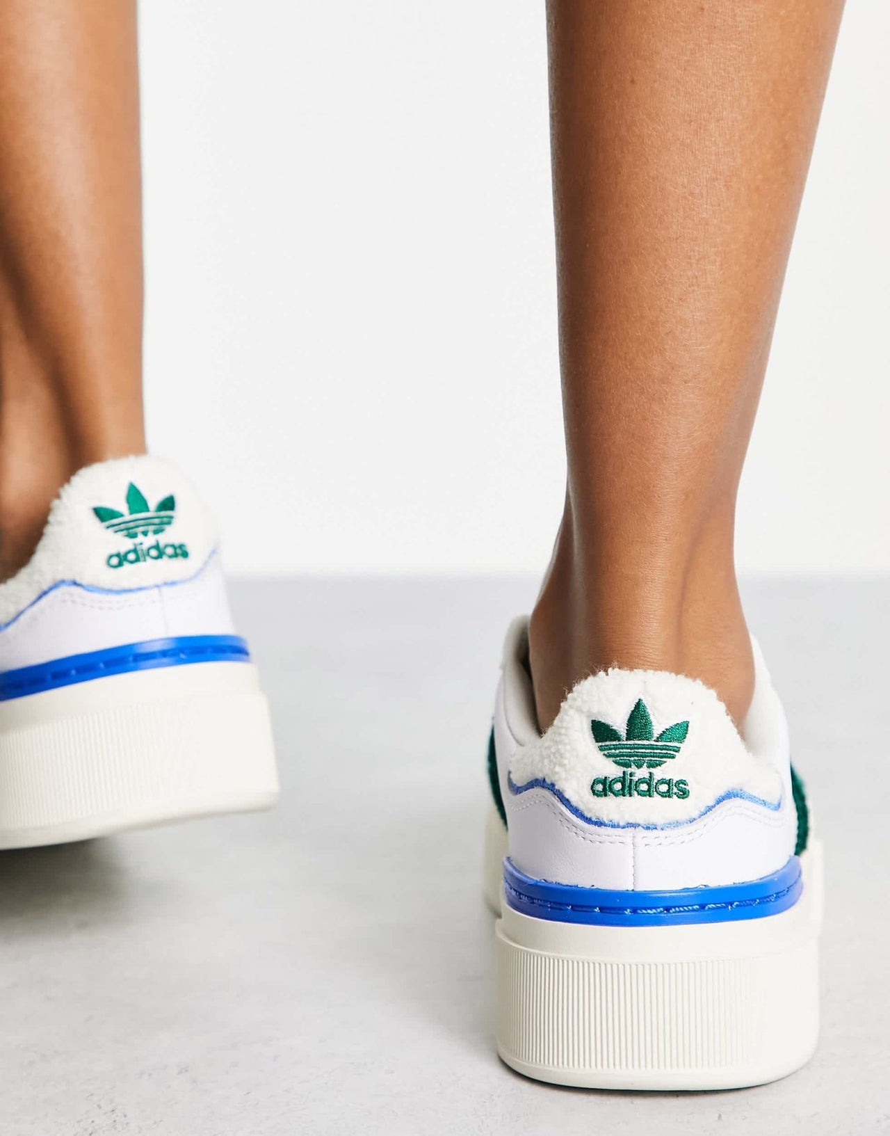 adidas Originals Superstar Bonega 2B trainers in white and green - ASOS Sample Sale EU Store