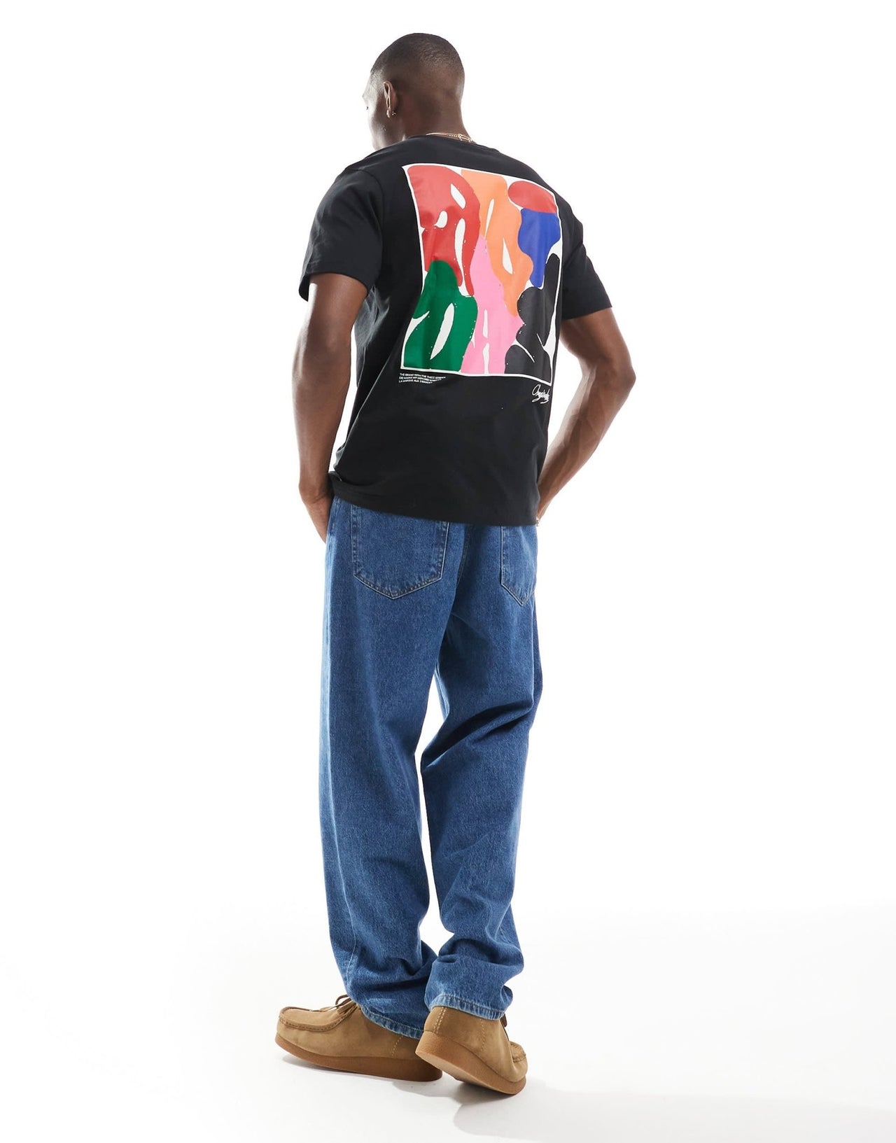 adidas Originals t-shirt in black with back graphic - ASOS Sample Sale EU Store