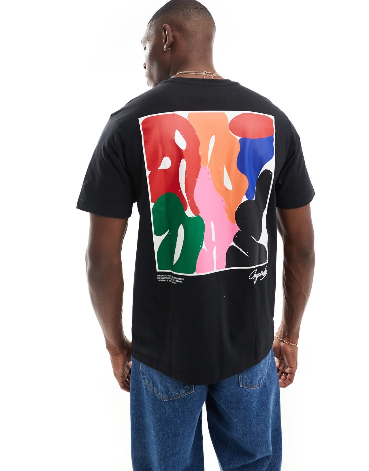 adidas Originals t-shirt in black with back graphic - ASOS Sample Sale EU Store