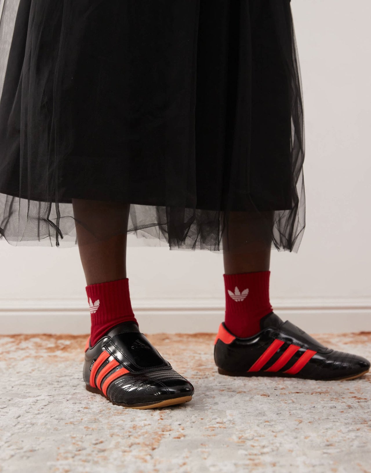 adidas Originals Taekwondo trainers in black and red - ASOS Sample Sale EU Store