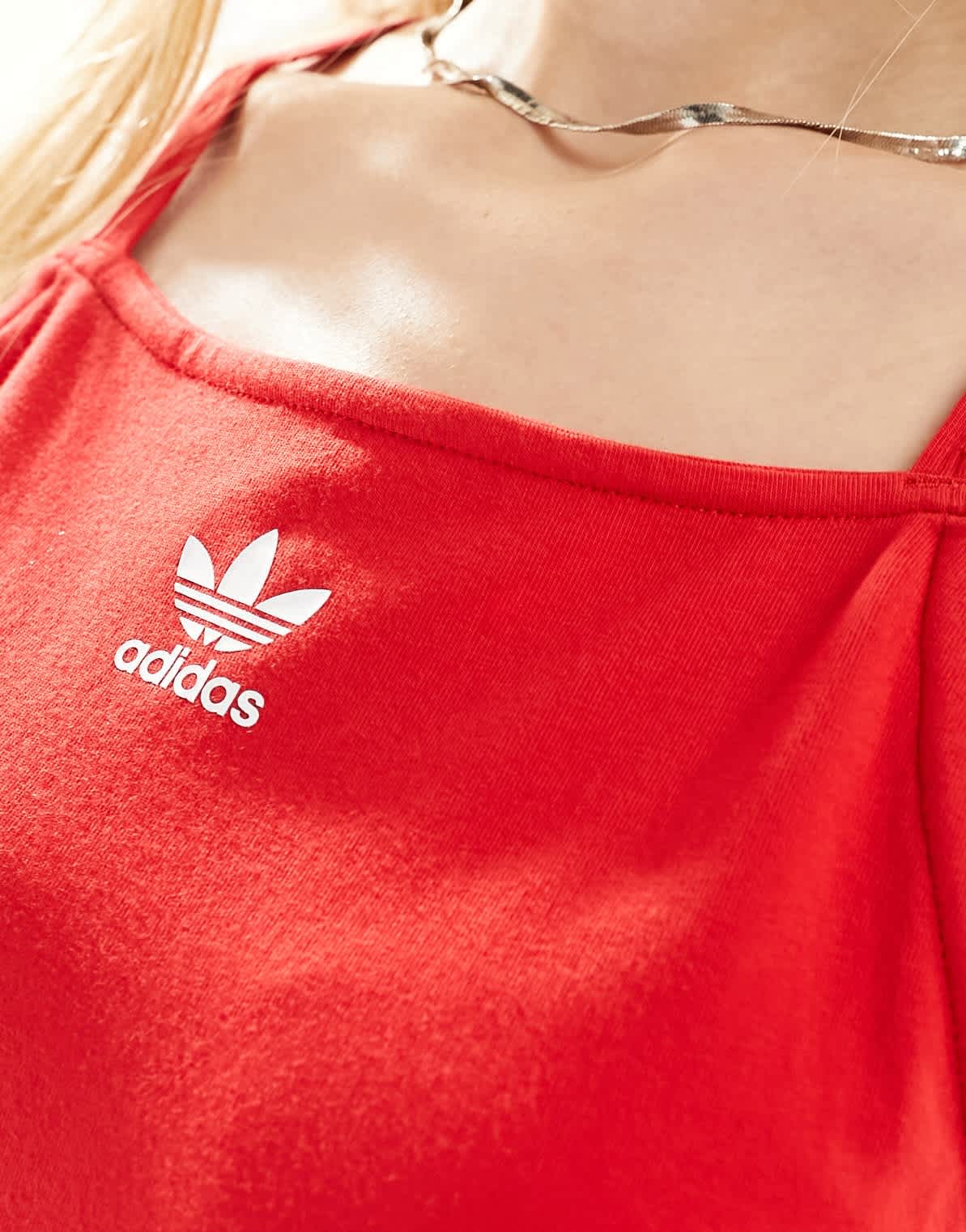 adidas Originals three stripe mini dress in red - ASOS Sample Sale EU Store