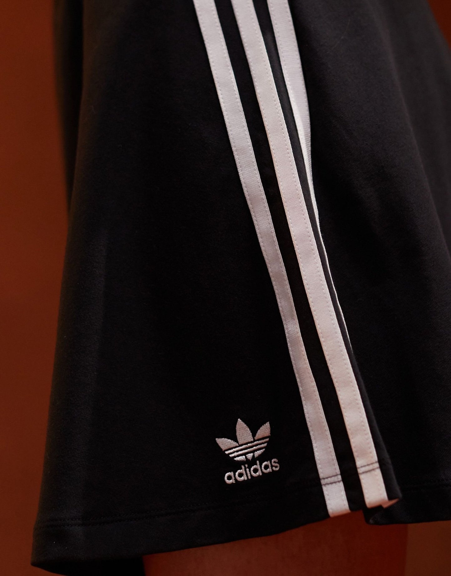 adidas Originals three stripe mini skirt in black - ASOS Sample Sale EU Store