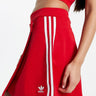 adidas Originals three stripe wrap skirt in scarlet
