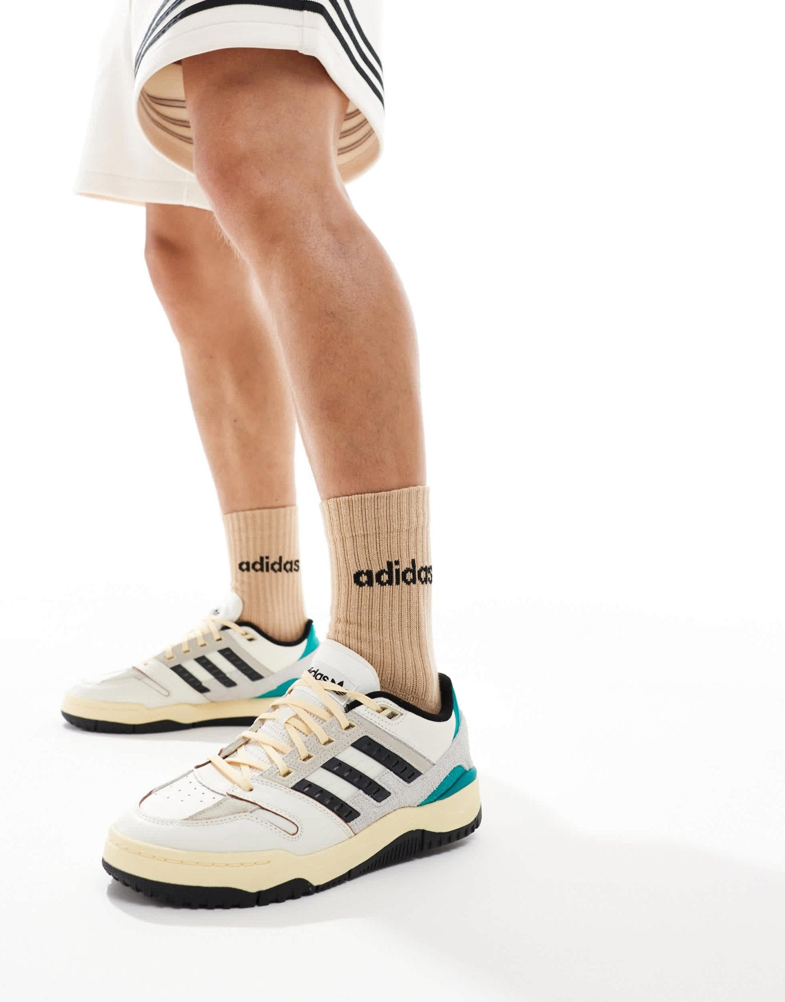 adidas Originals Torsion Phantom Low trainers in off white & green - ASOS Sample Sale EU Store