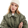 adidas Originals trefoil fisherman beanie in off white