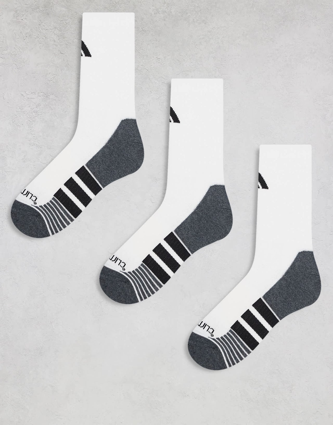 adidas Running crew socks in white and black 3 pack - ASOS Sample Sale EU Store