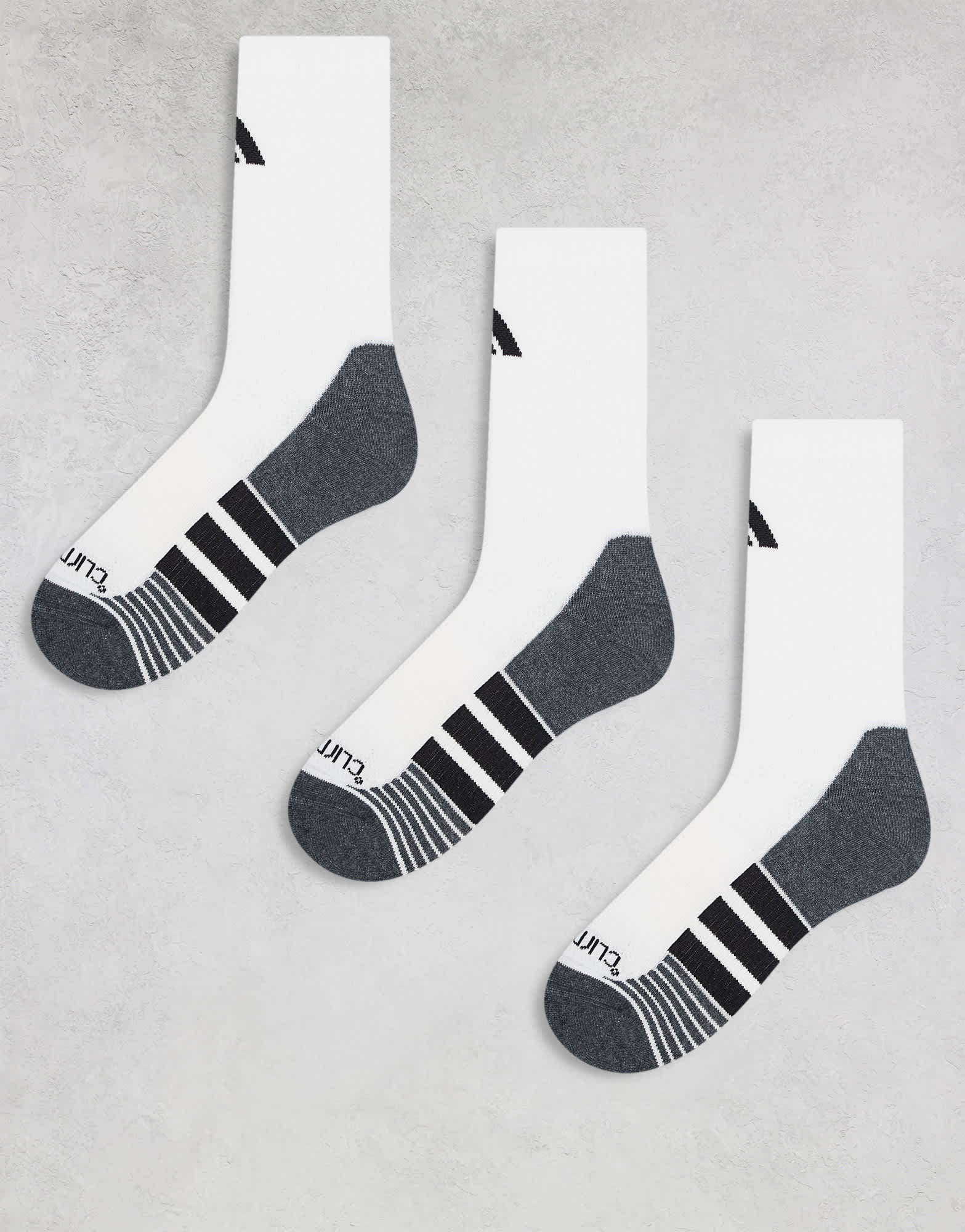 adidas Running crew socks in white and black 3 pack - ASOS Sample Sale EU Store