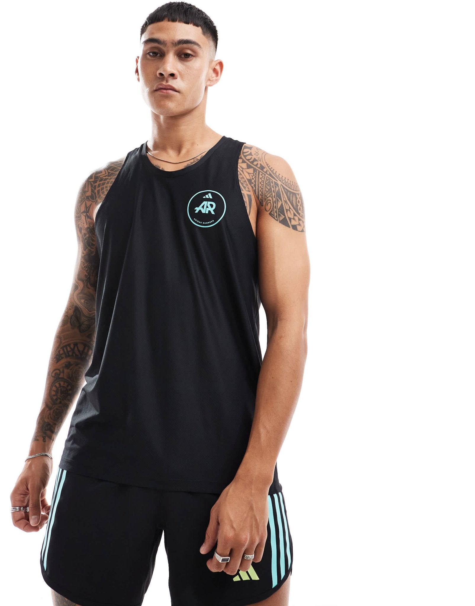 adidas Running Own The Run tank in black - ASOS Sample Sale EU Store
