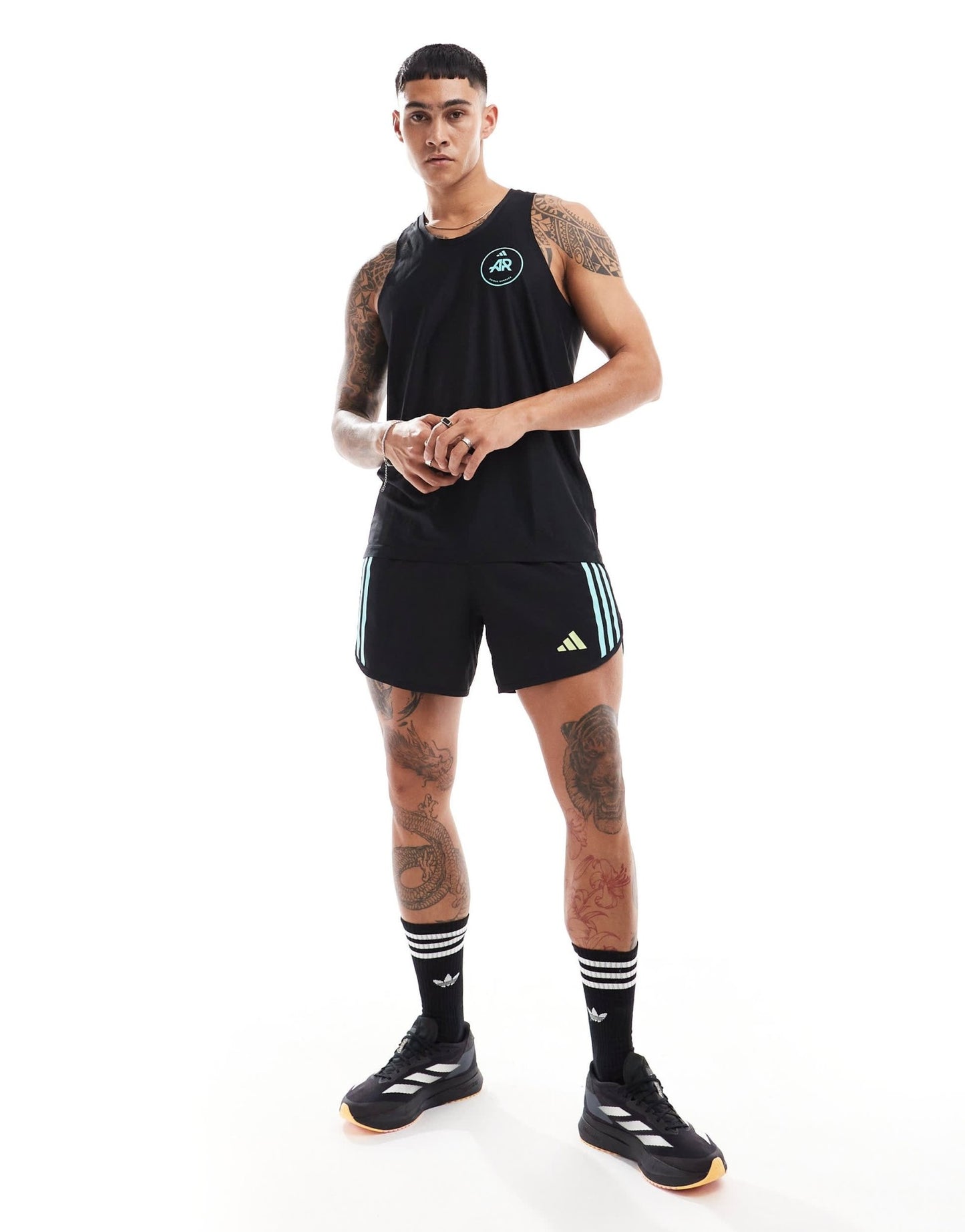 adidas Running Own The Run tank in black - ASOS Sample Sale EU Store