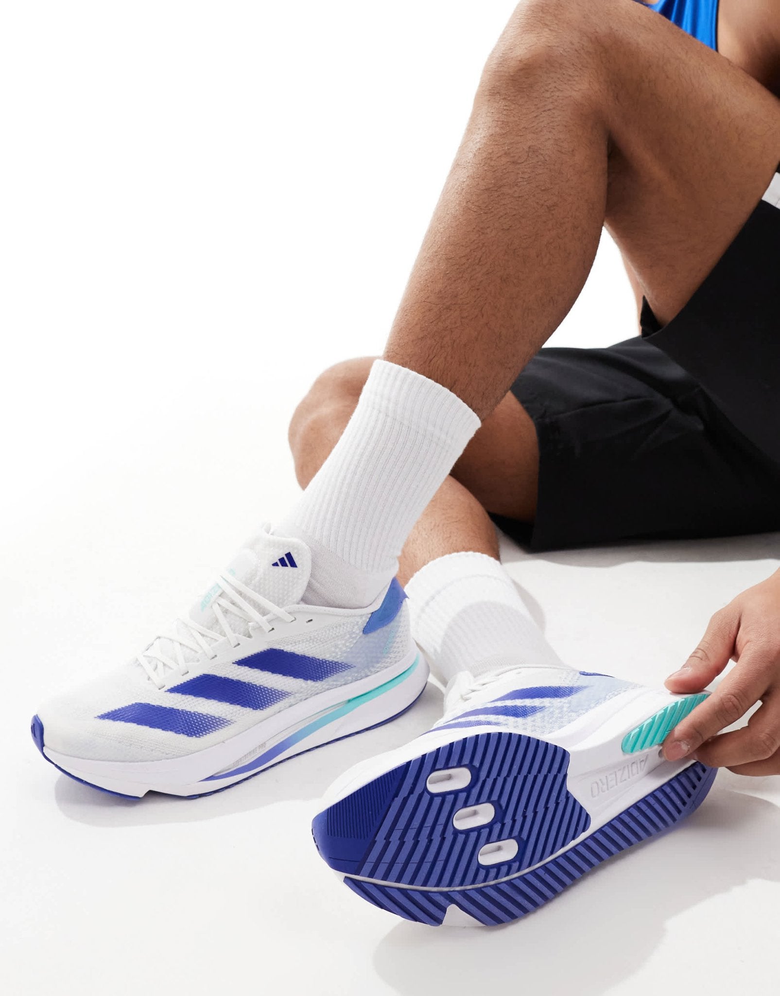 adidas Running SL2 trainers in grey and blue - ASOS Sample Sale EU Store