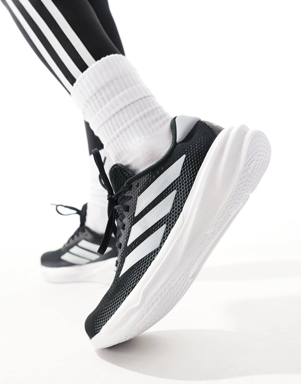 adidas Running Supernova Stride 2 in black grey and white - ASOS Sample Sale EU Store