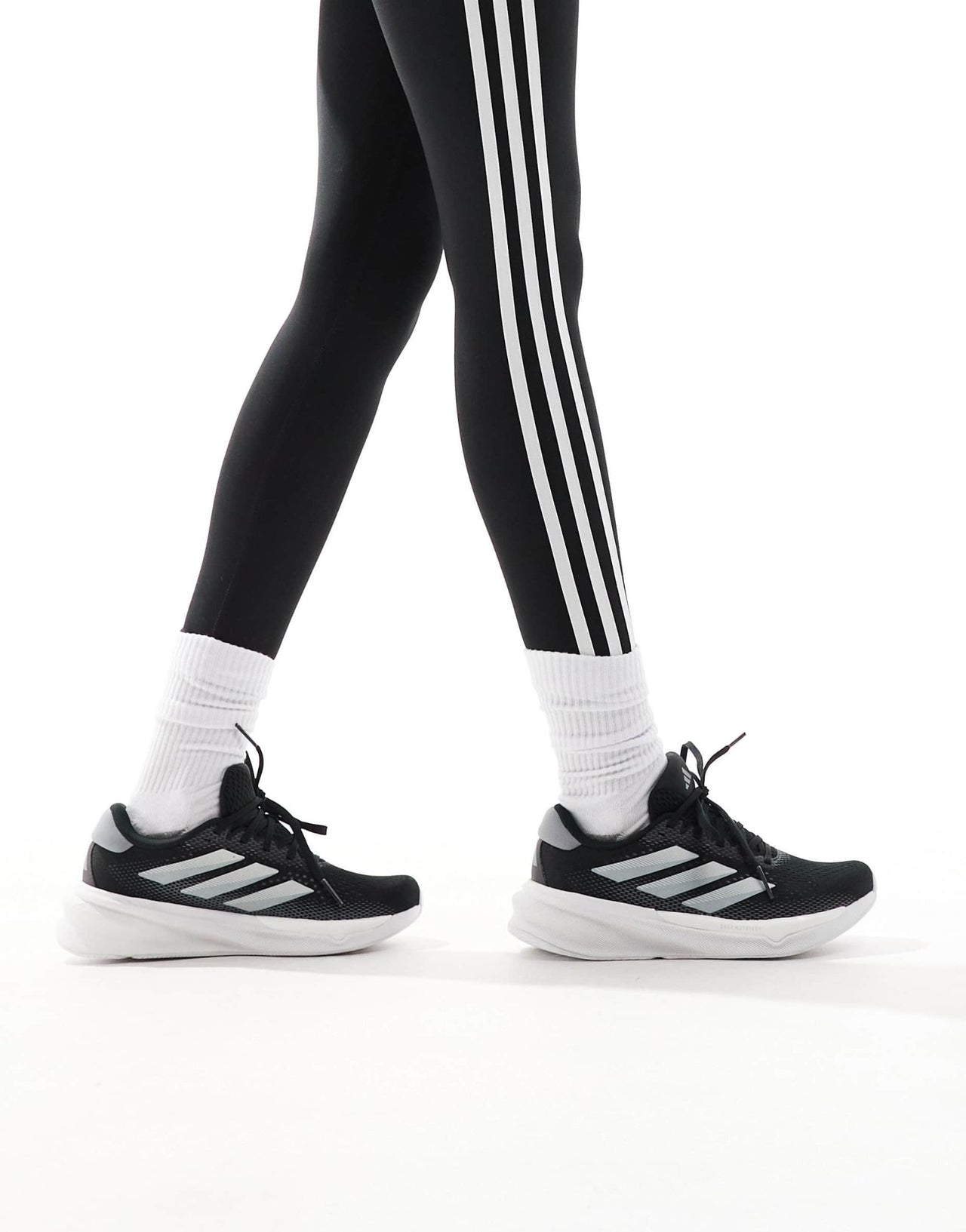 adidas Running Supernova Stride 2 in black grey and white - ASOS Sample Sale EU Store
