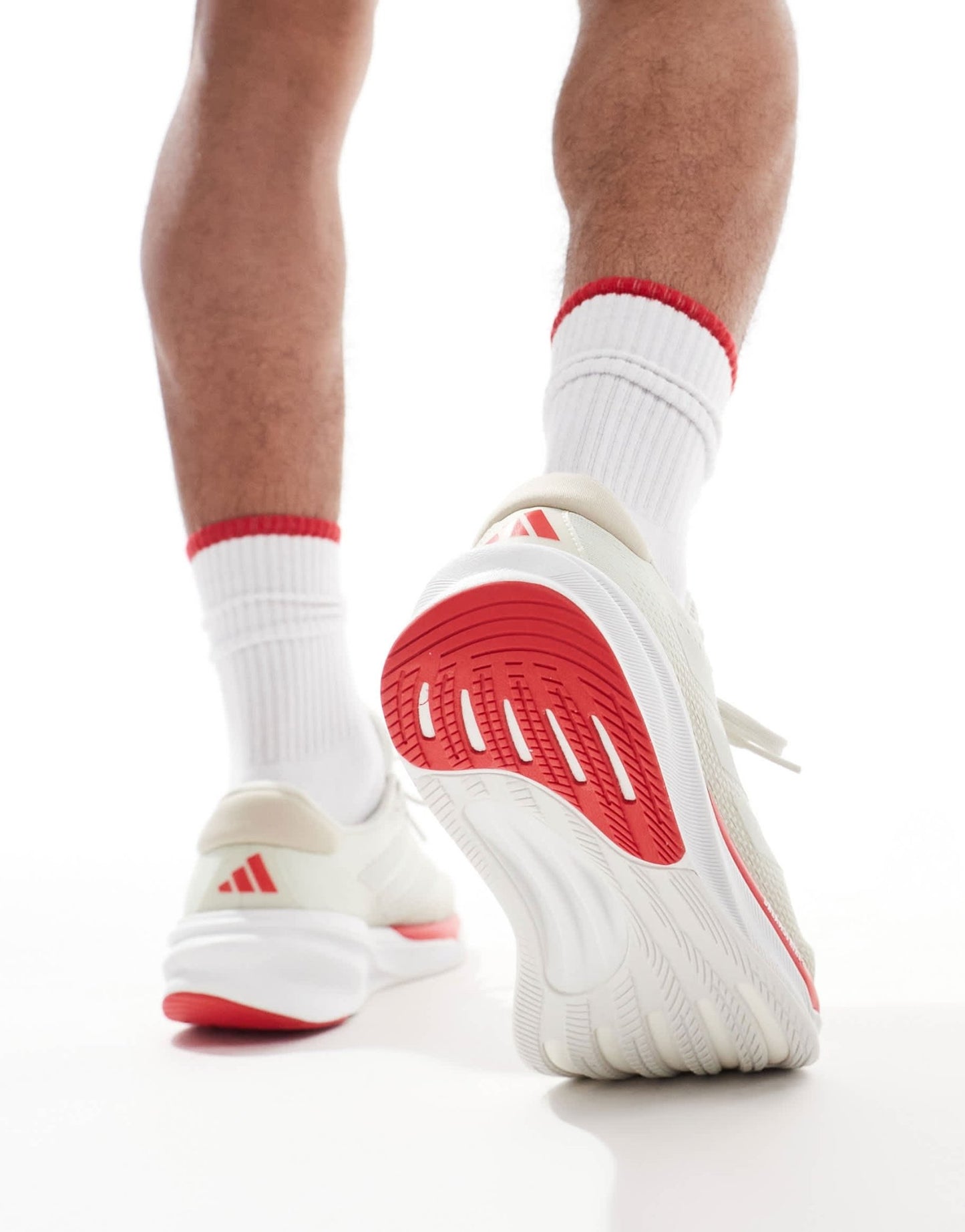 adidas Running Supernova Stride 2 in white and red - ASOS Sample Sale EU Store