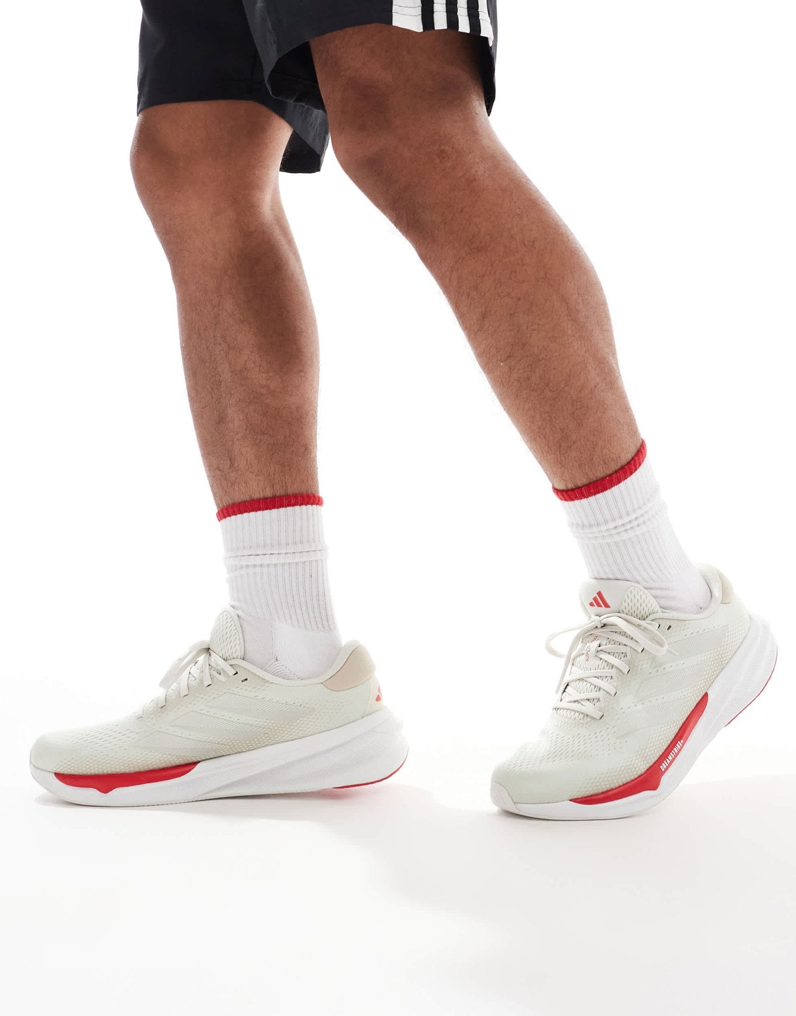 adidas Running Supernova Stride 2 in white and red - ASOS Sample Sale EU Store