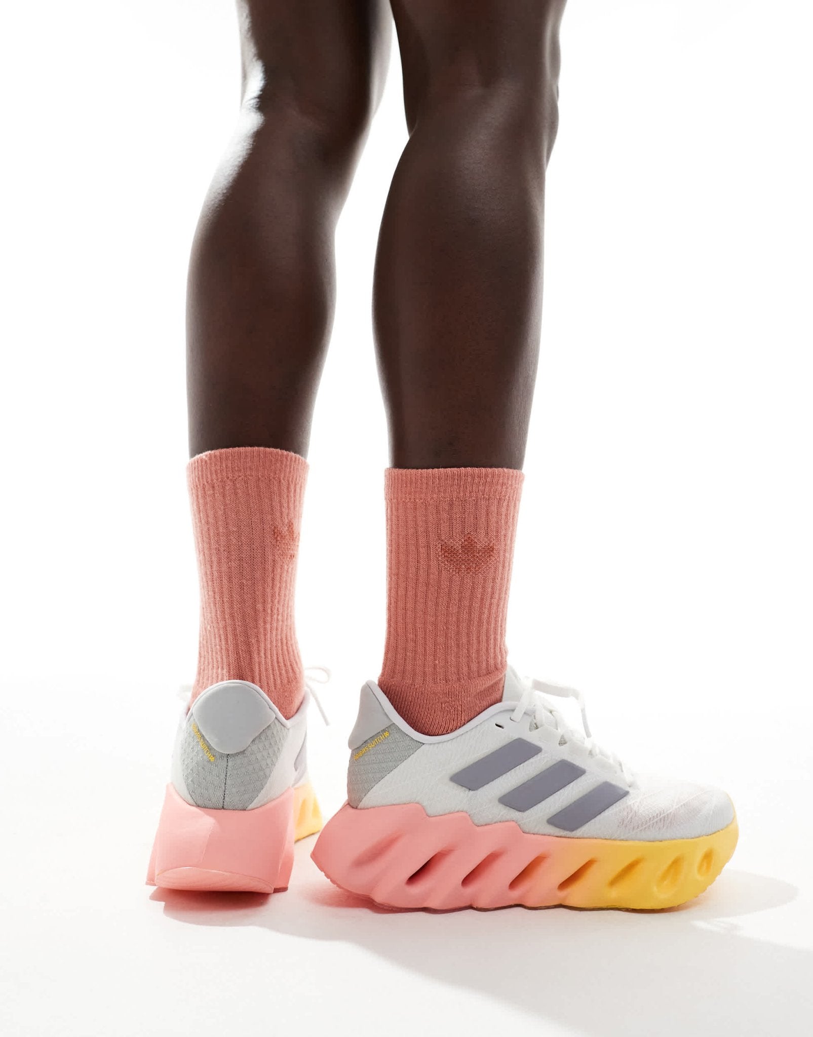 adidas Running Switch FWD 2 trainers in white and orange - ASOS Sample Sale EU Store