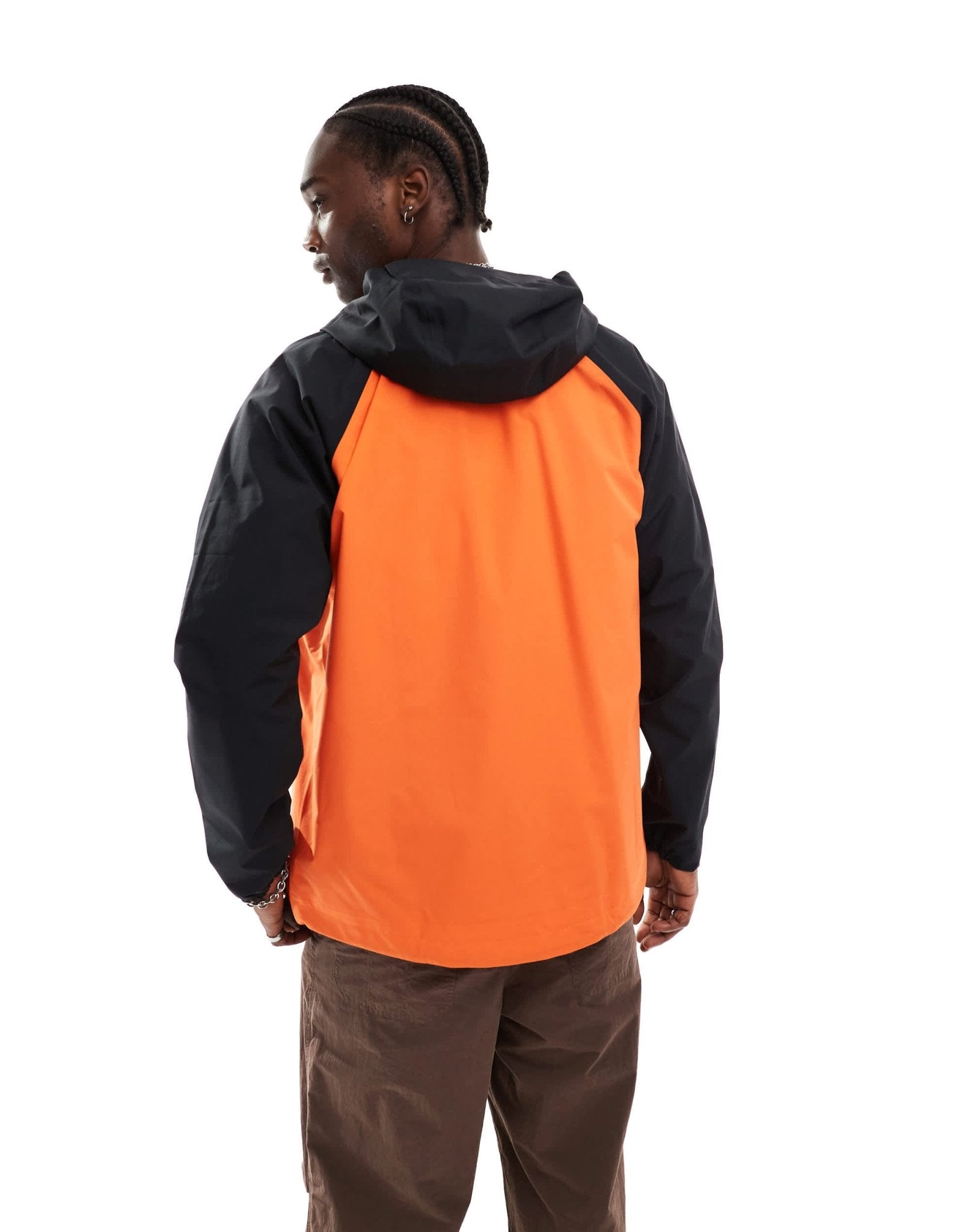 adidas Terrex outdoors waterproof jacket in orange and black - ASOS Sample Sale EU Store
