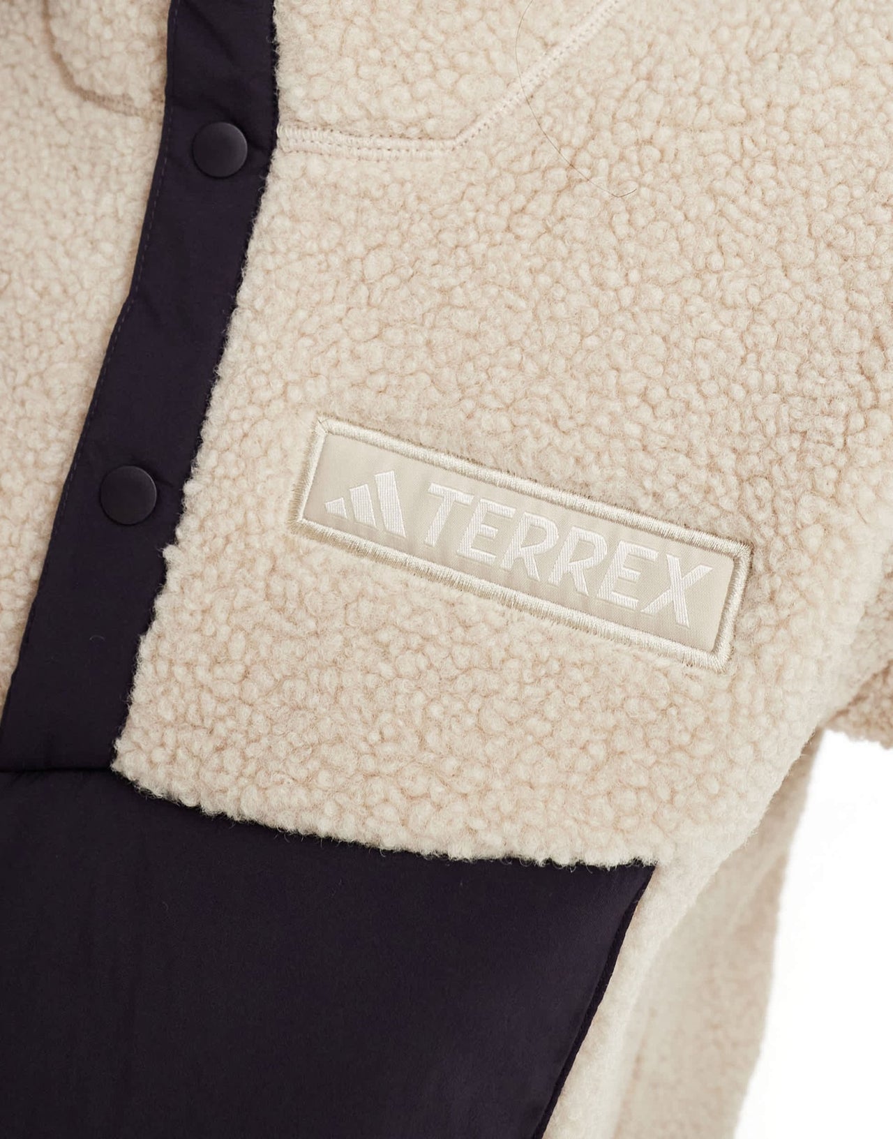 adidas Terrex unisex teddy fleece in beige - ASOS Sample Sale EU Store