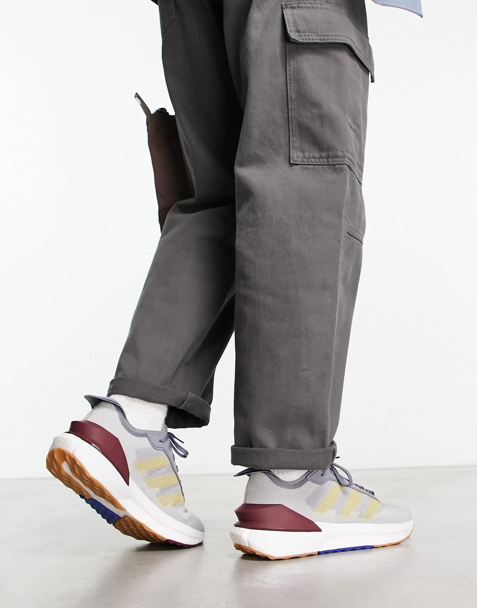 adidas Training Avryn trainers in grey and red - ASOS Sample Sale EU Store