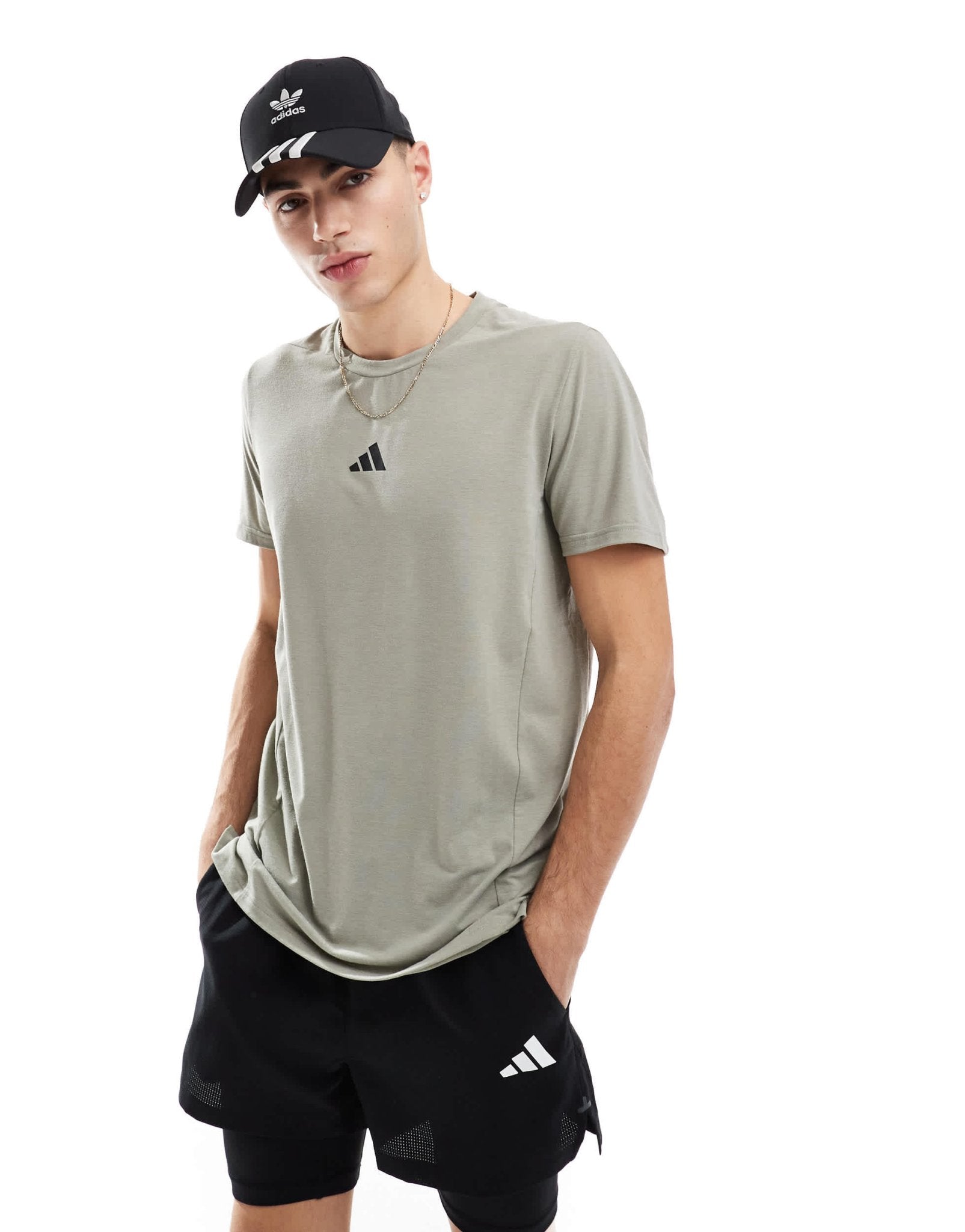 adidas Training D4T t-shirt in silver grey - ASOS Sample Sale EU Store