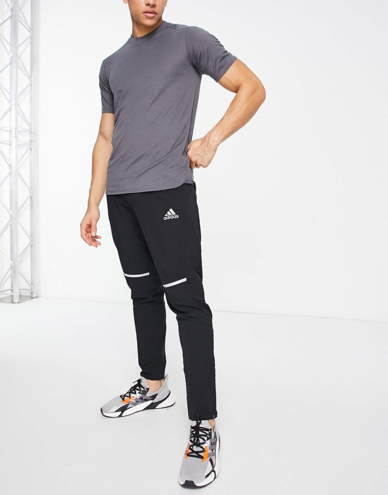 adidas Training Design 4 Training t-shirt in grey - ASOS Sample Sale EU Store