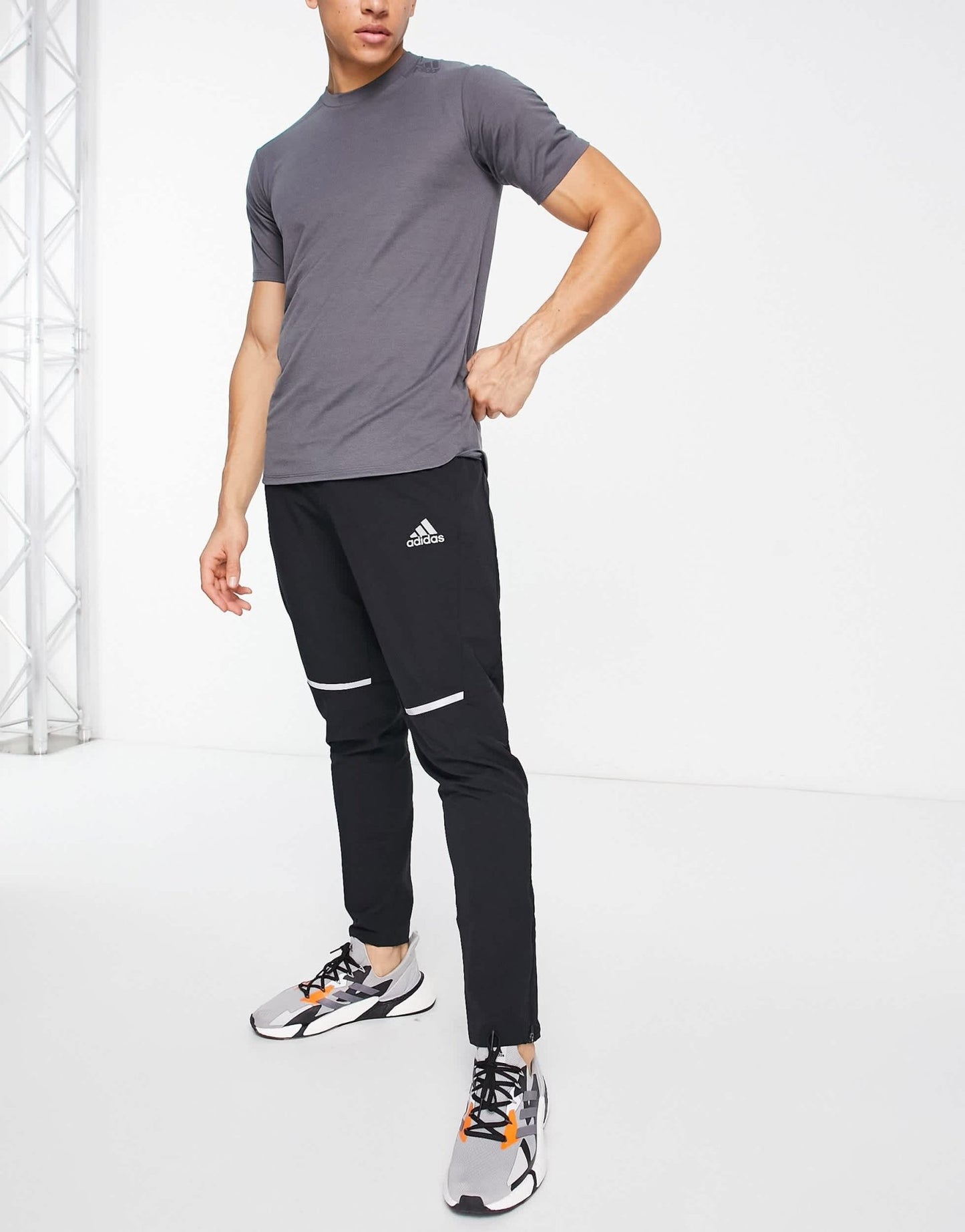 adidas Training Design 4 Training t-shirt in grey - ASOS Sample Sale EU Store