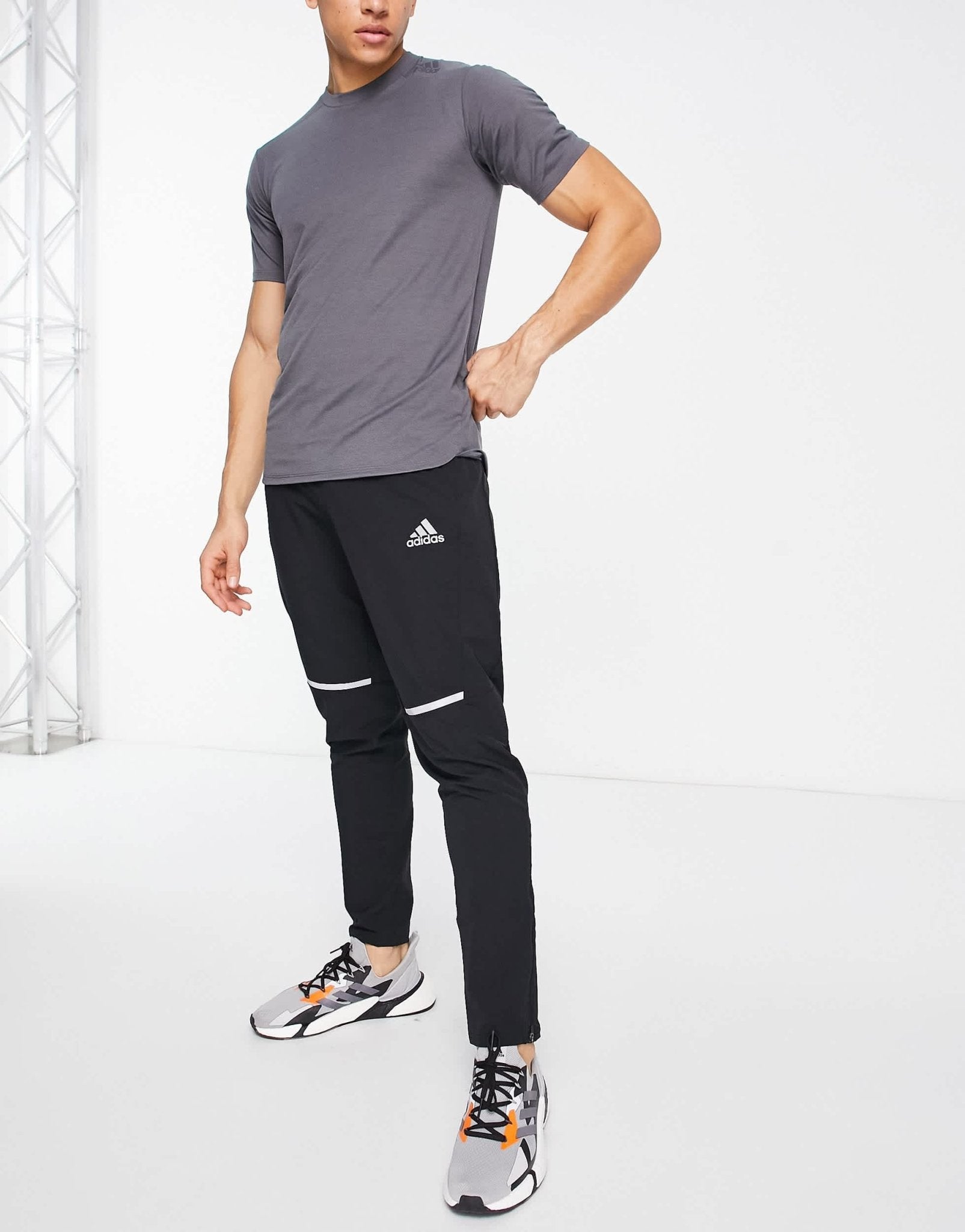 adidas Training Design 4 Training t-shirt in grey - ASOS Sample Sale EU Store