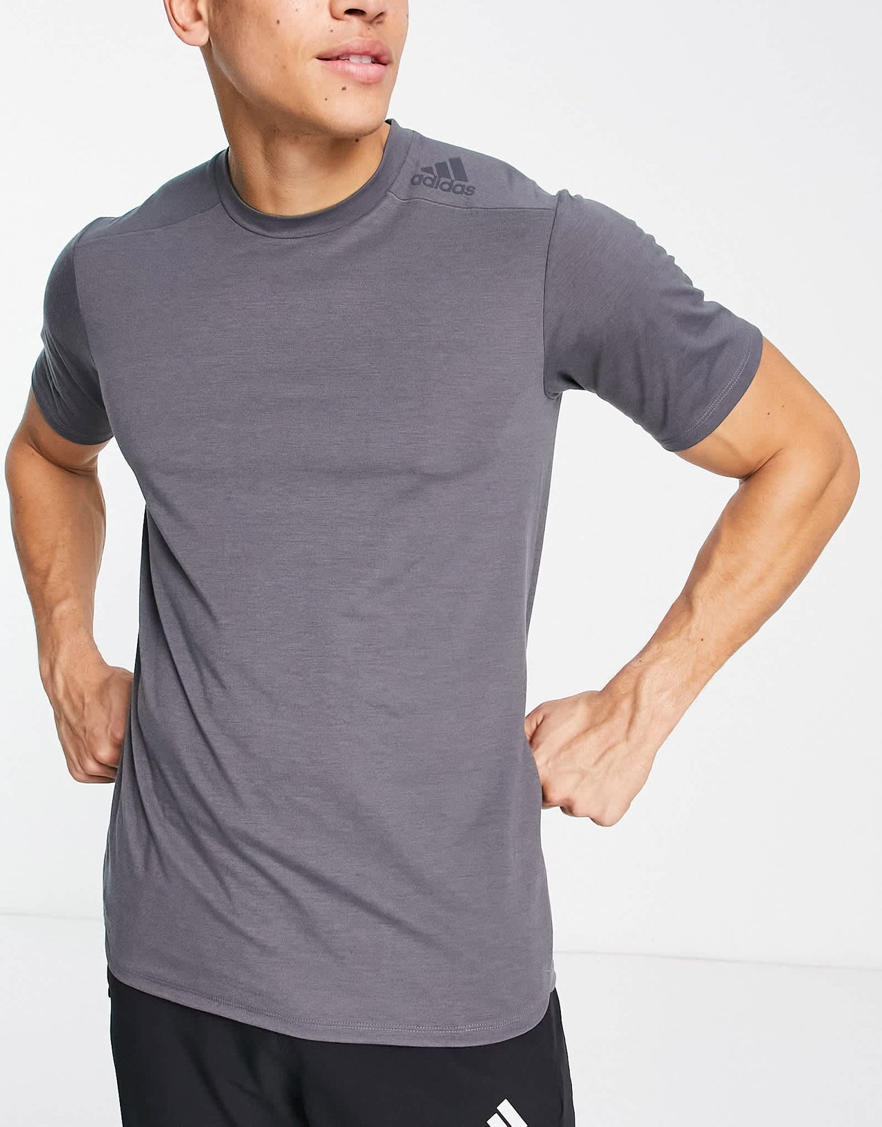 adidas Training Design 4 Training t-shirt in grey - ASOS Sample Sale EU Store
