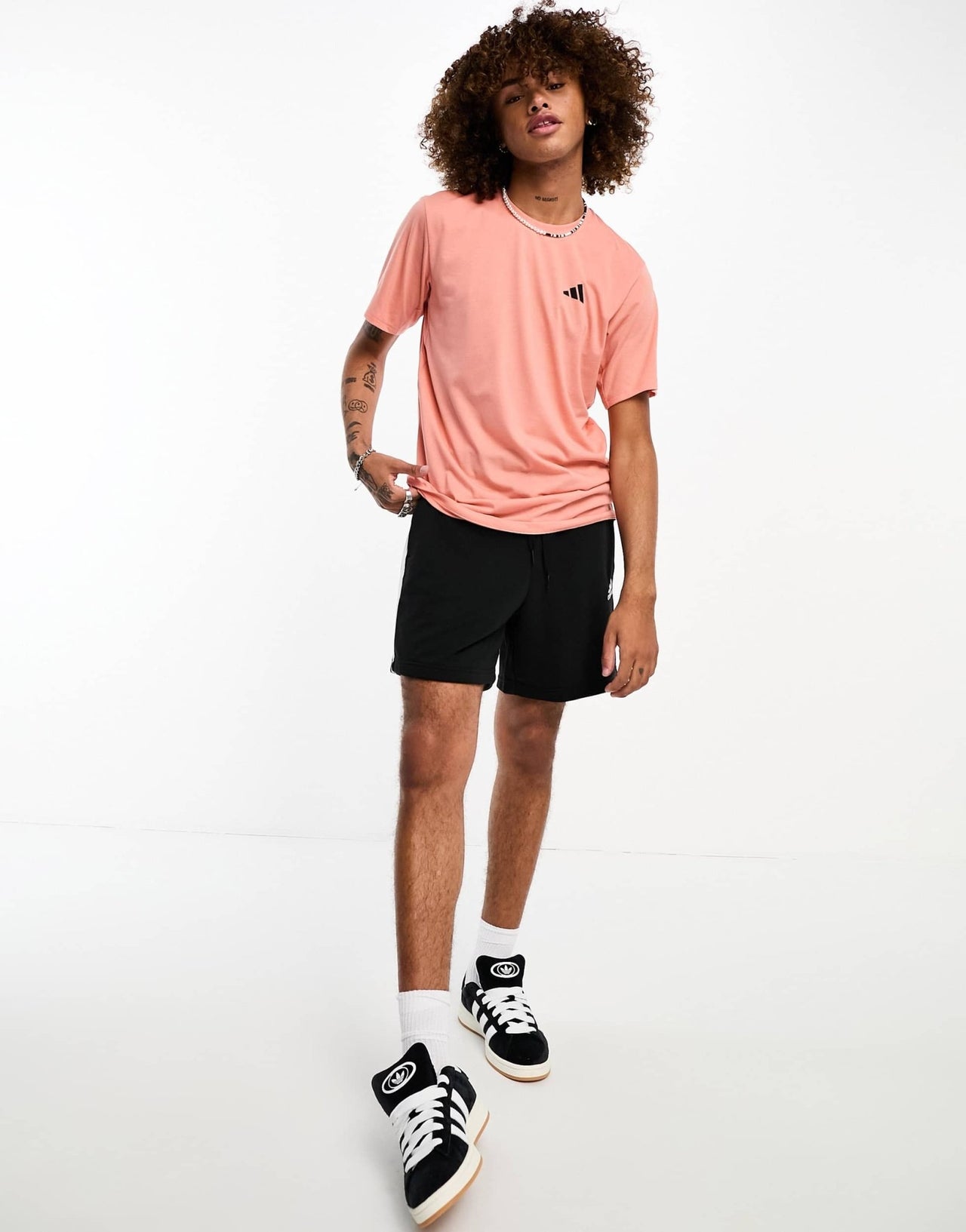 adidas Training Essential t-shirt in orange - ASOS Sample Sale EU Store