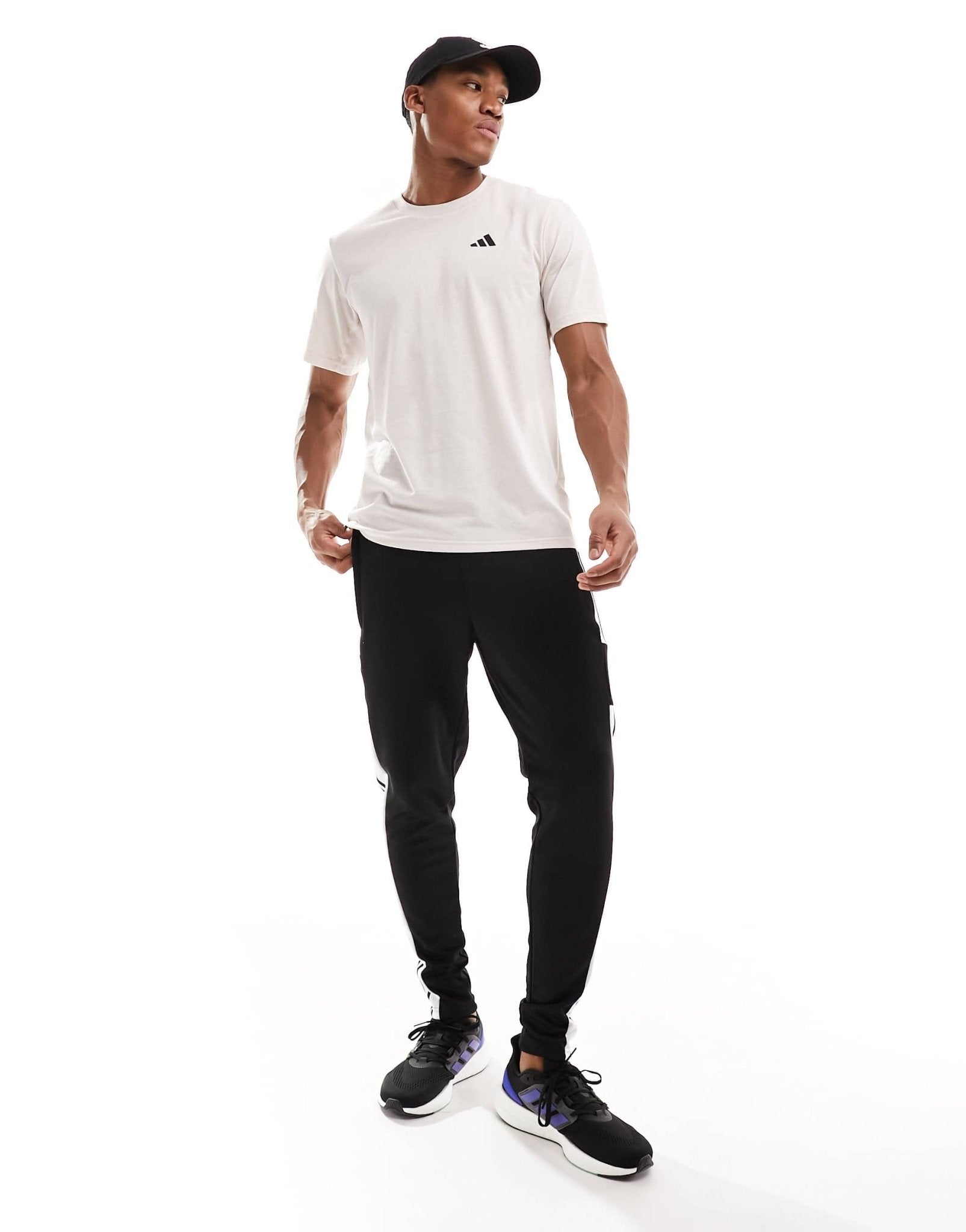adidas Training Essentials t-shirt in beige - ASOS Sample Sale EU Store