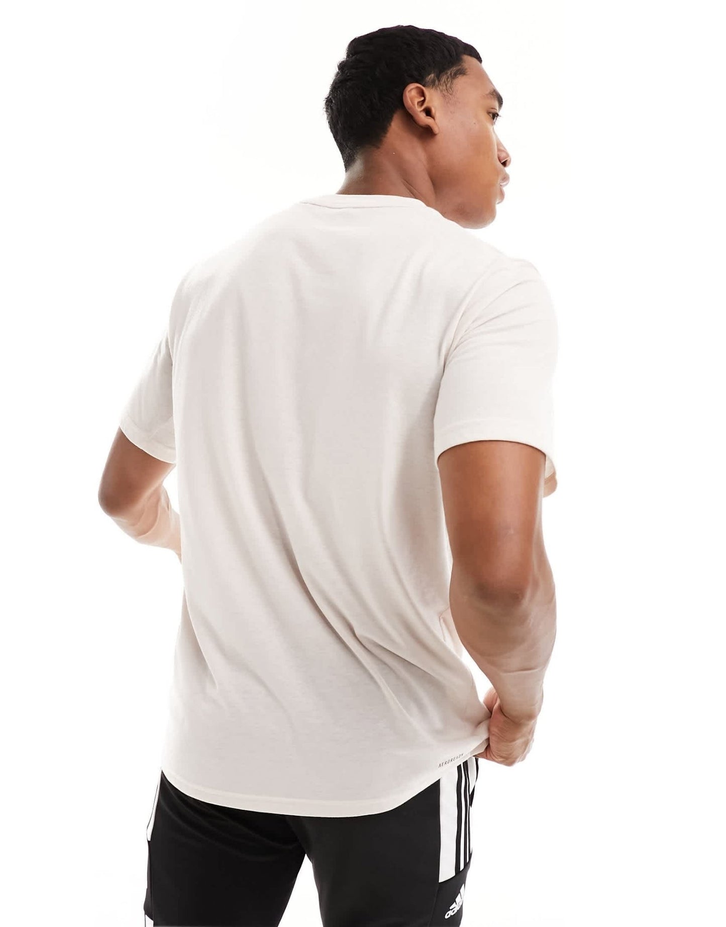adidas Training Essentials t-shirt in beige - ASOS Sample Sale EU Store