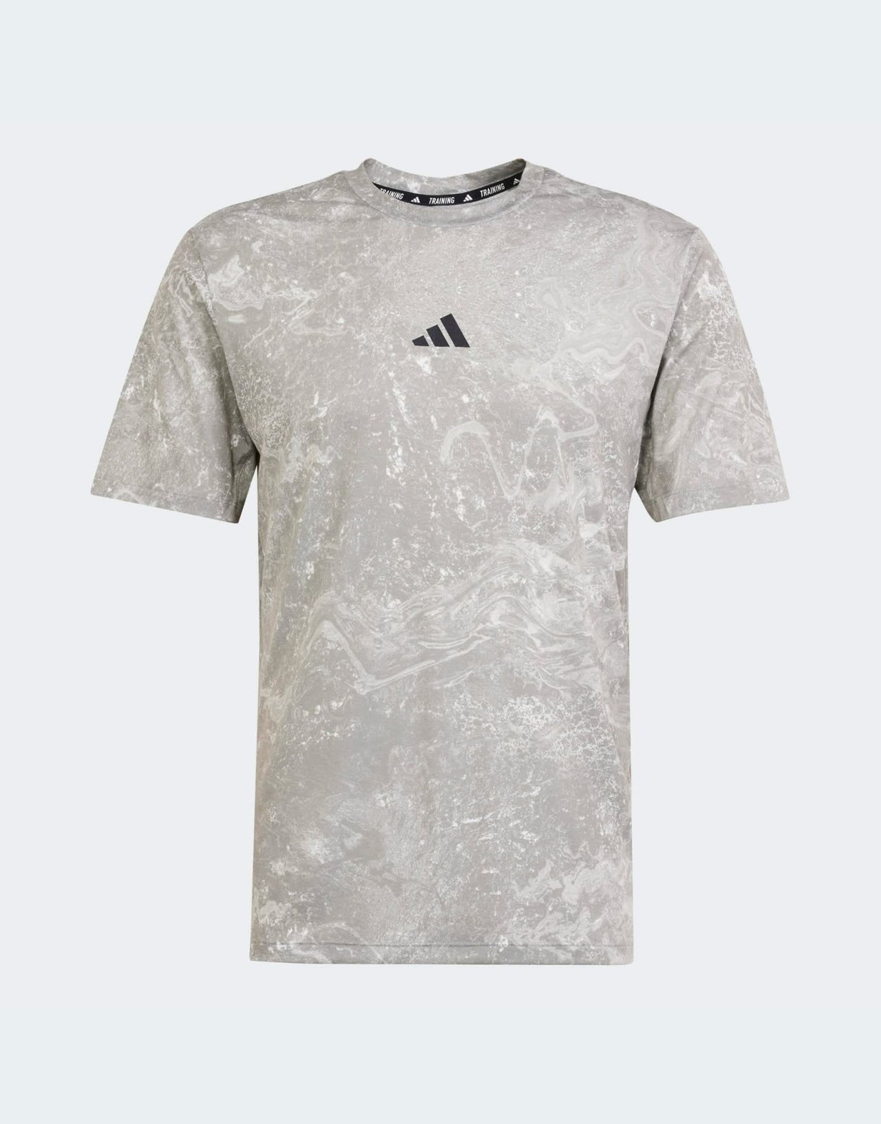 adidas Training Essentials t-shirt in grey print - ASOS Sample Sale EU Store