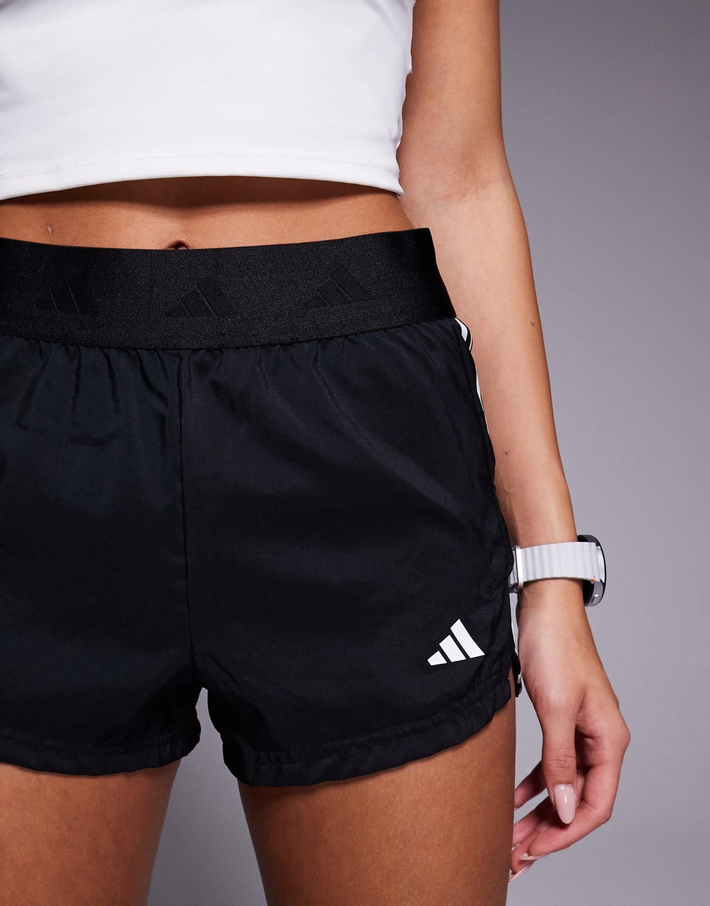 adidas Training Hyperglam woven shorts in black - ASOS Sample Sale EU Store