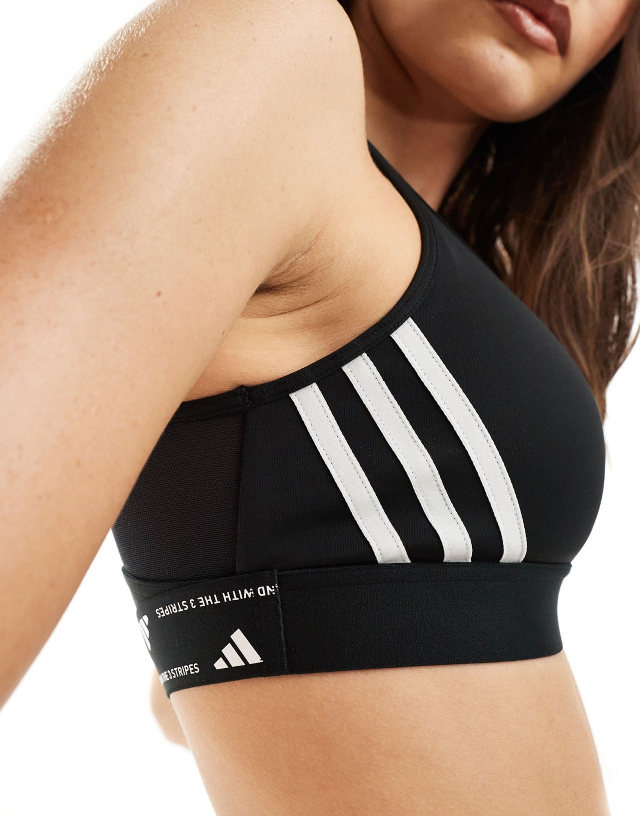 adidas Training Power React bra in black - ASOS Sample Sale EU Store