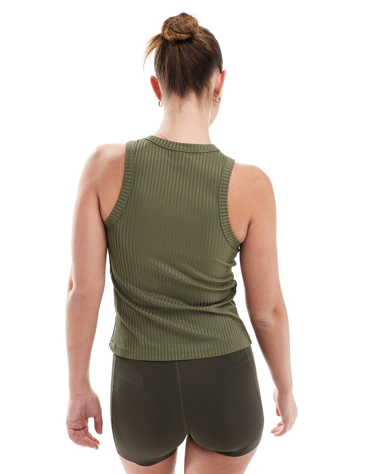 adidas Training rib tank top in olive green - ASOS Sample Sale EU Store