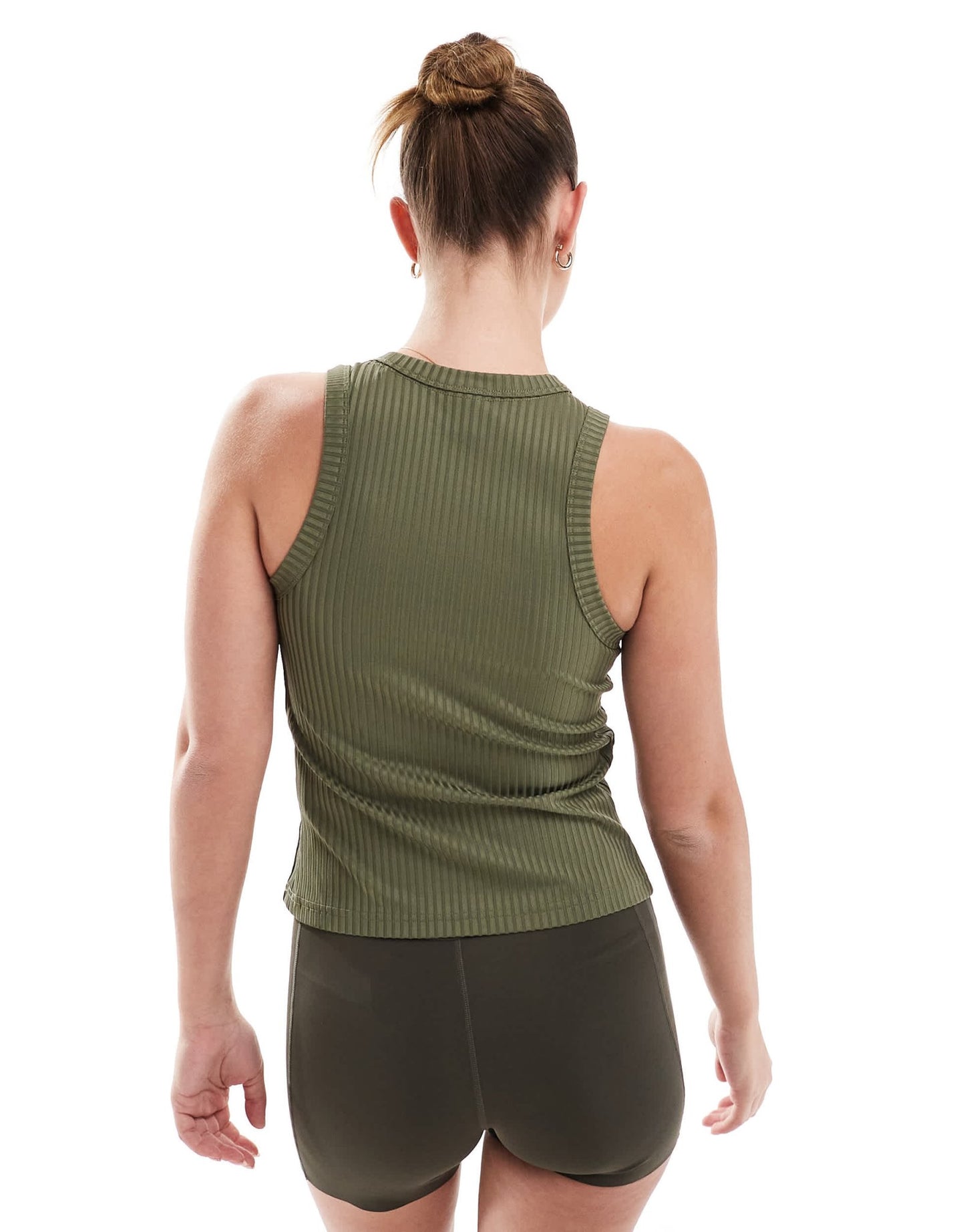 adidas Training rib tank top in olive green - ASOS Sample Sale EU Store