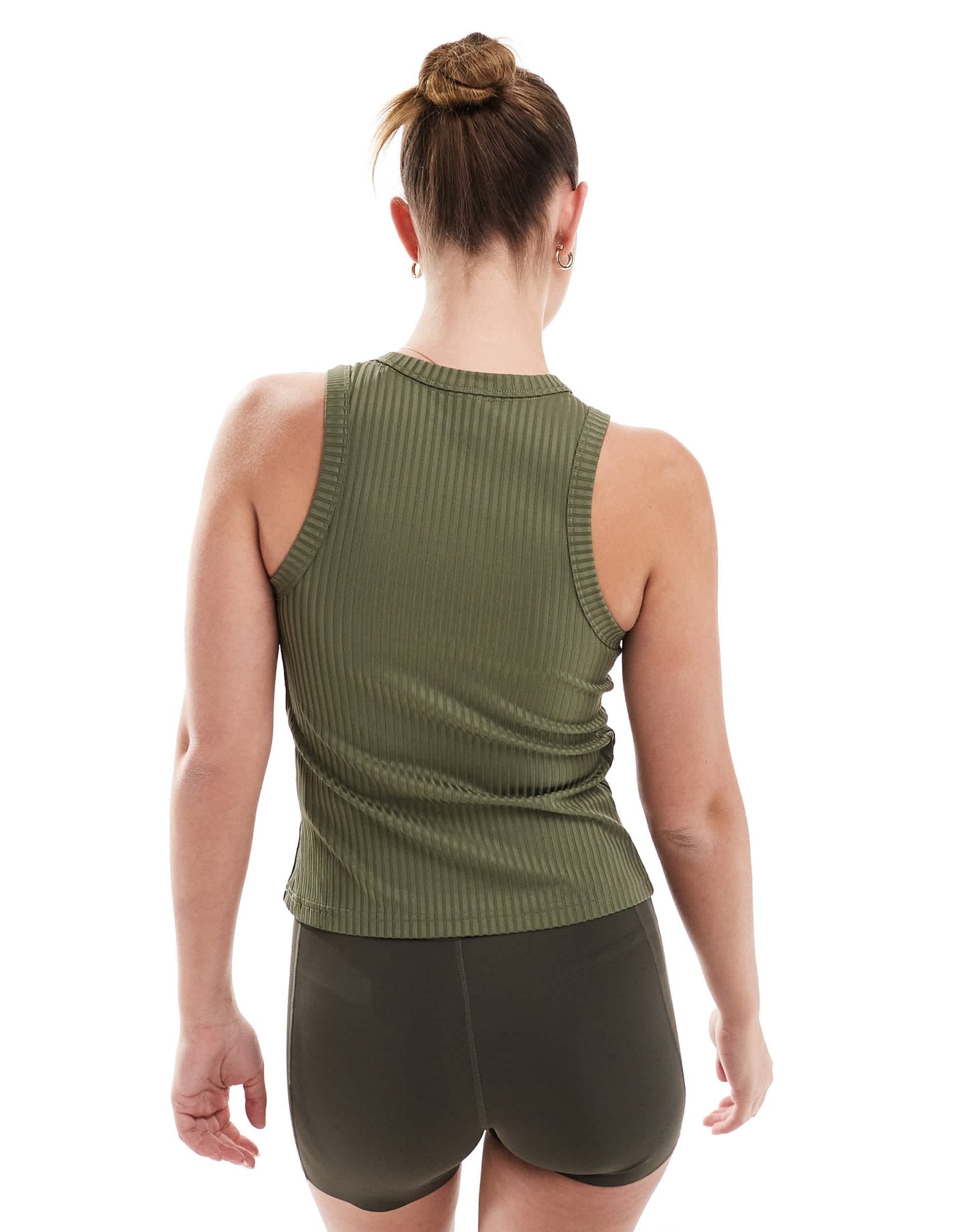 adidas Training rib tank top in olive green - ASOS Sample Sale EU Store