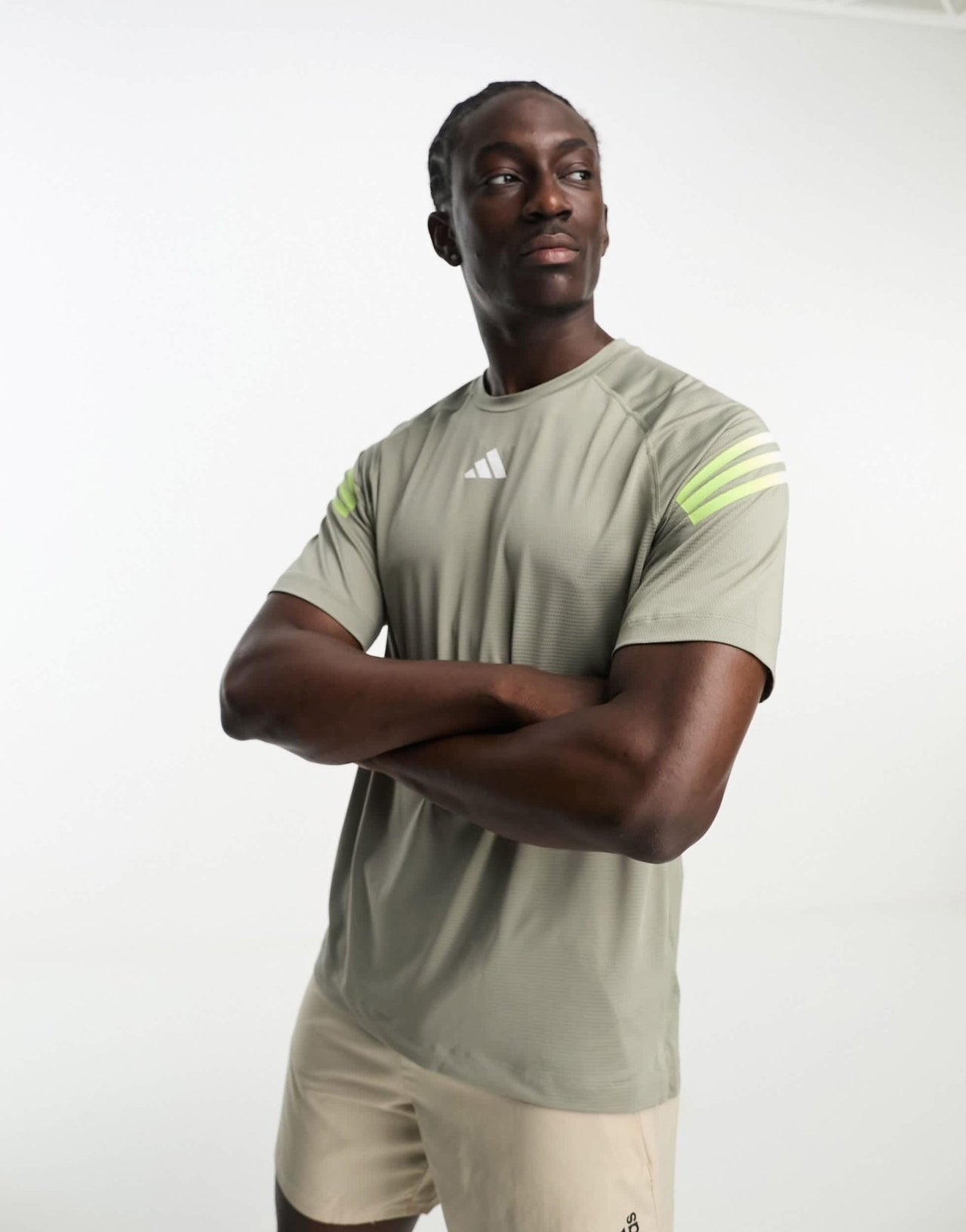 adidas Training Train Icons t-shirt in grey - ASOS Sample Sale EU Store