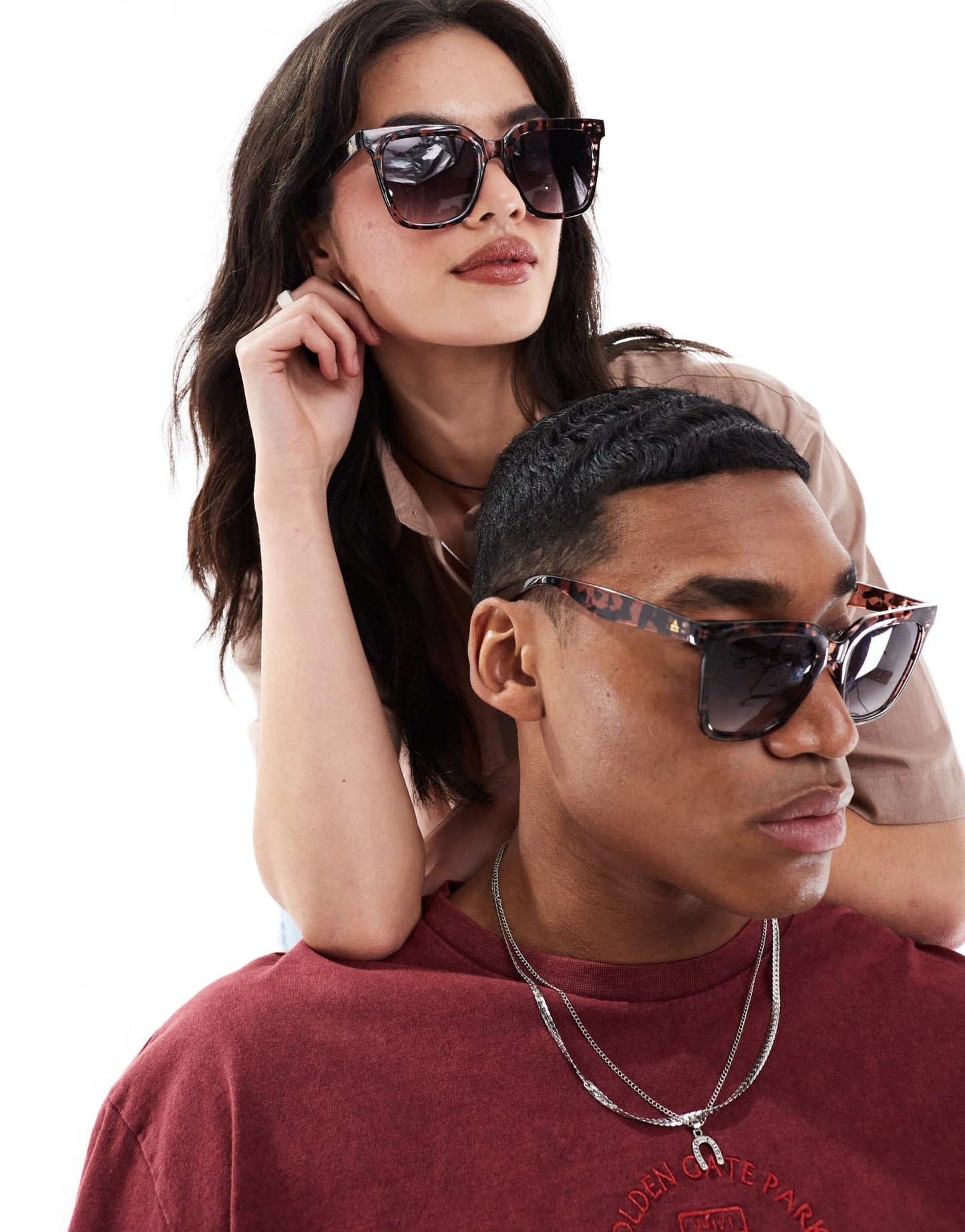 AIRE meteorite square sunglasses in grey tortoiseshell - ASOS Sample Sale EU Store