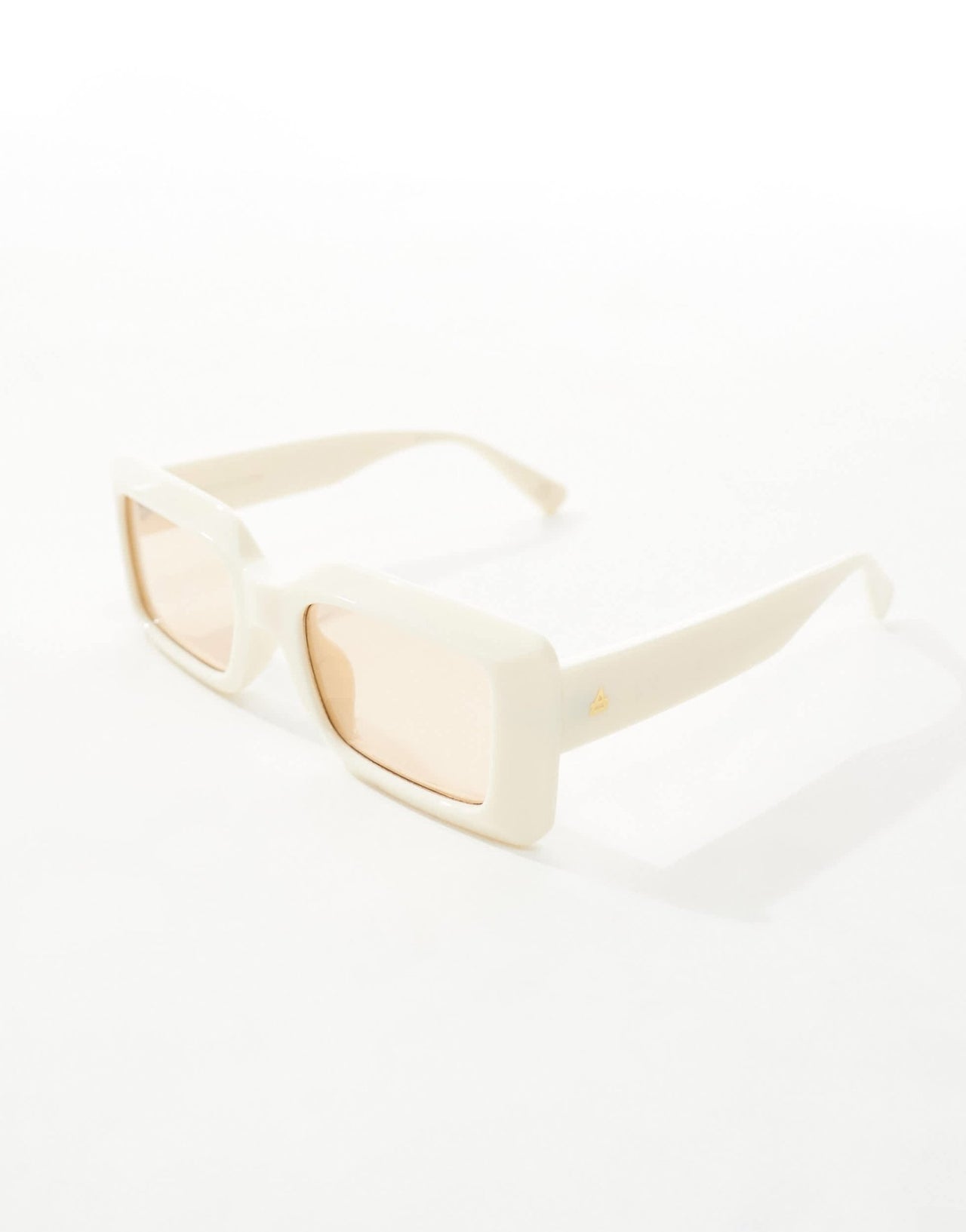 AIRE X ASOS parallax rectangle sunglasses in white - ASOS Sample Sale EU Store