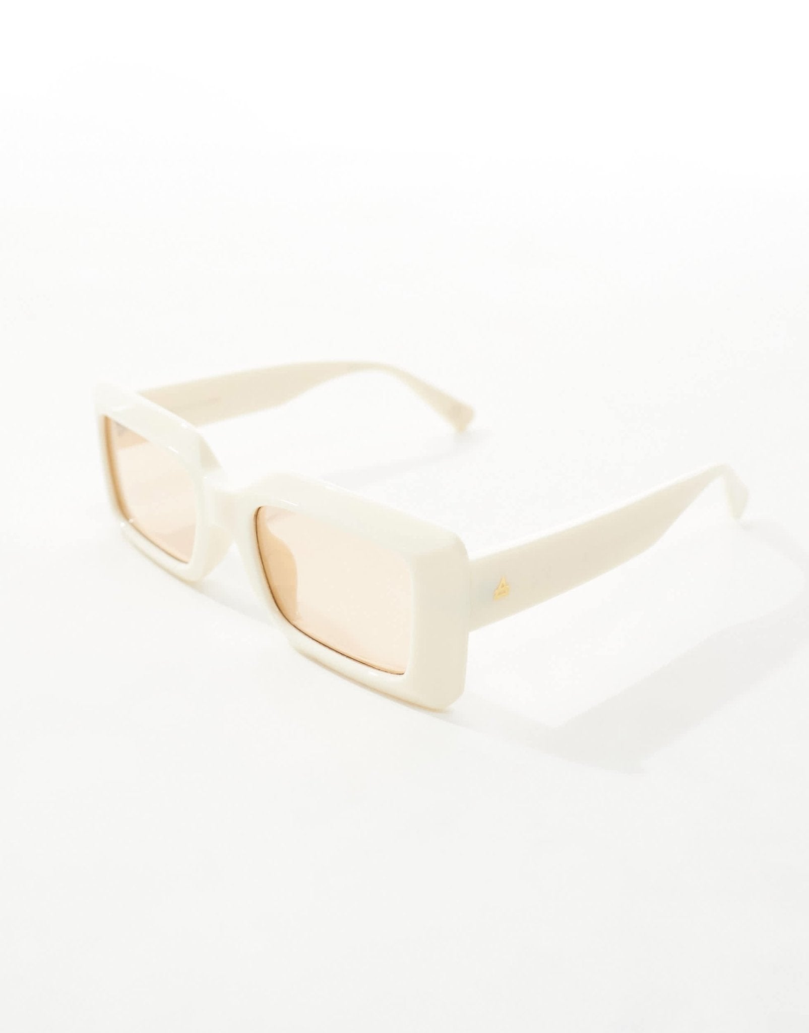 AIRE X ASOS parallax rectangle sunglasses in white - ASOS Sample Sale EU Store