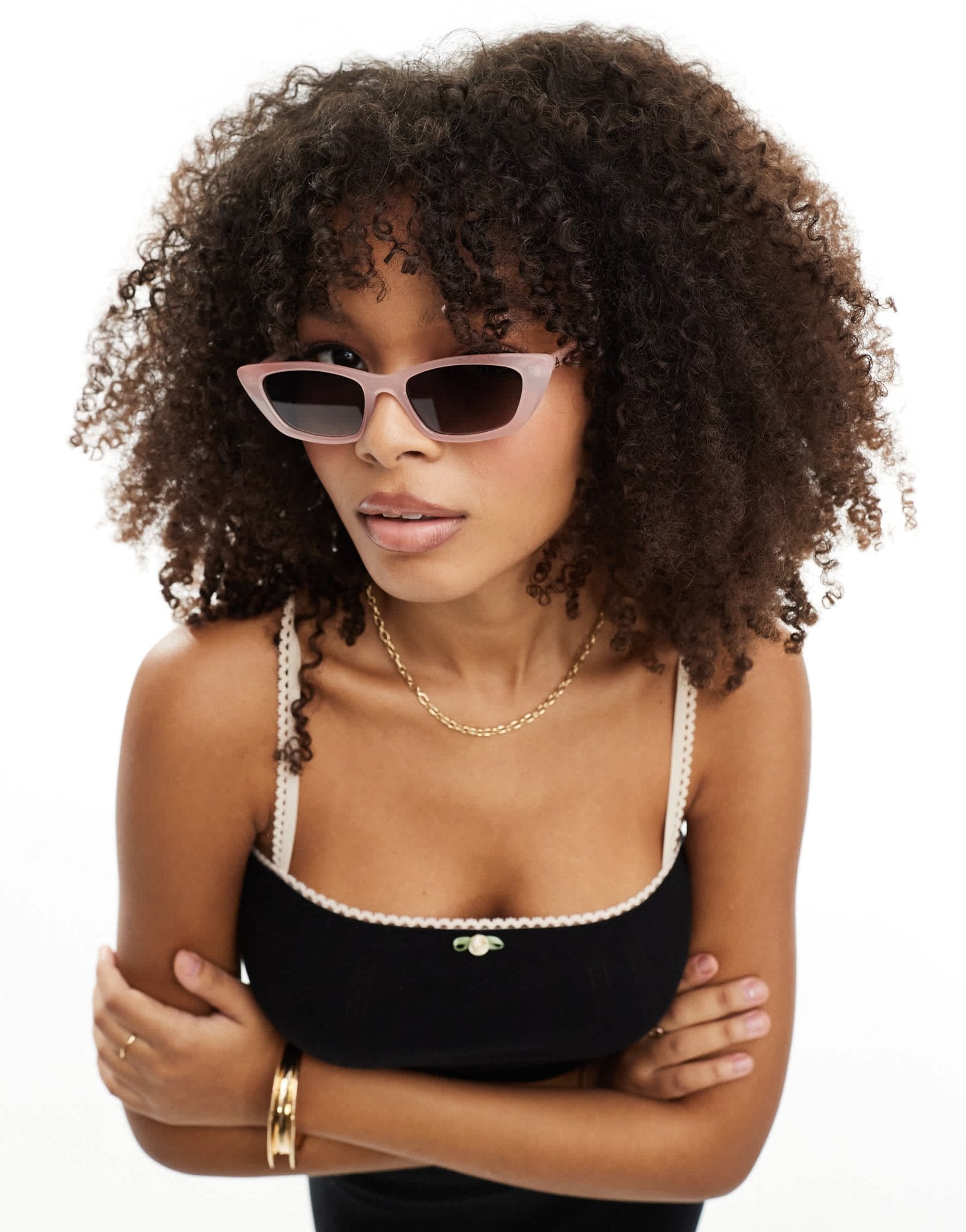 AIRE X ASOS titania slim sunglasses in pink - ASOS Sample Sale EU Store