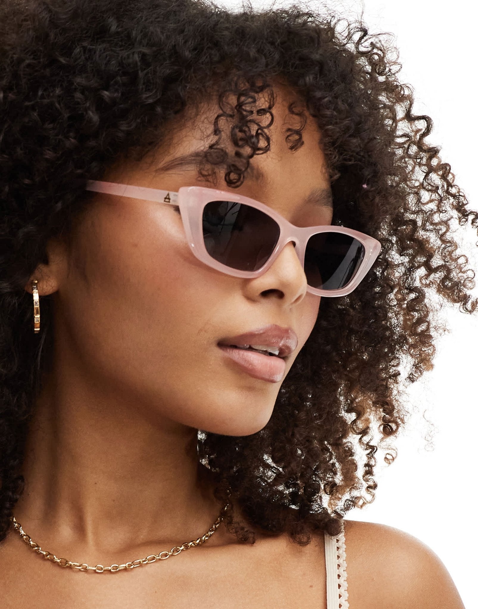 AIRE X ASOS titania slim sunglasses in pink - ASOS Sample Sale EU Store