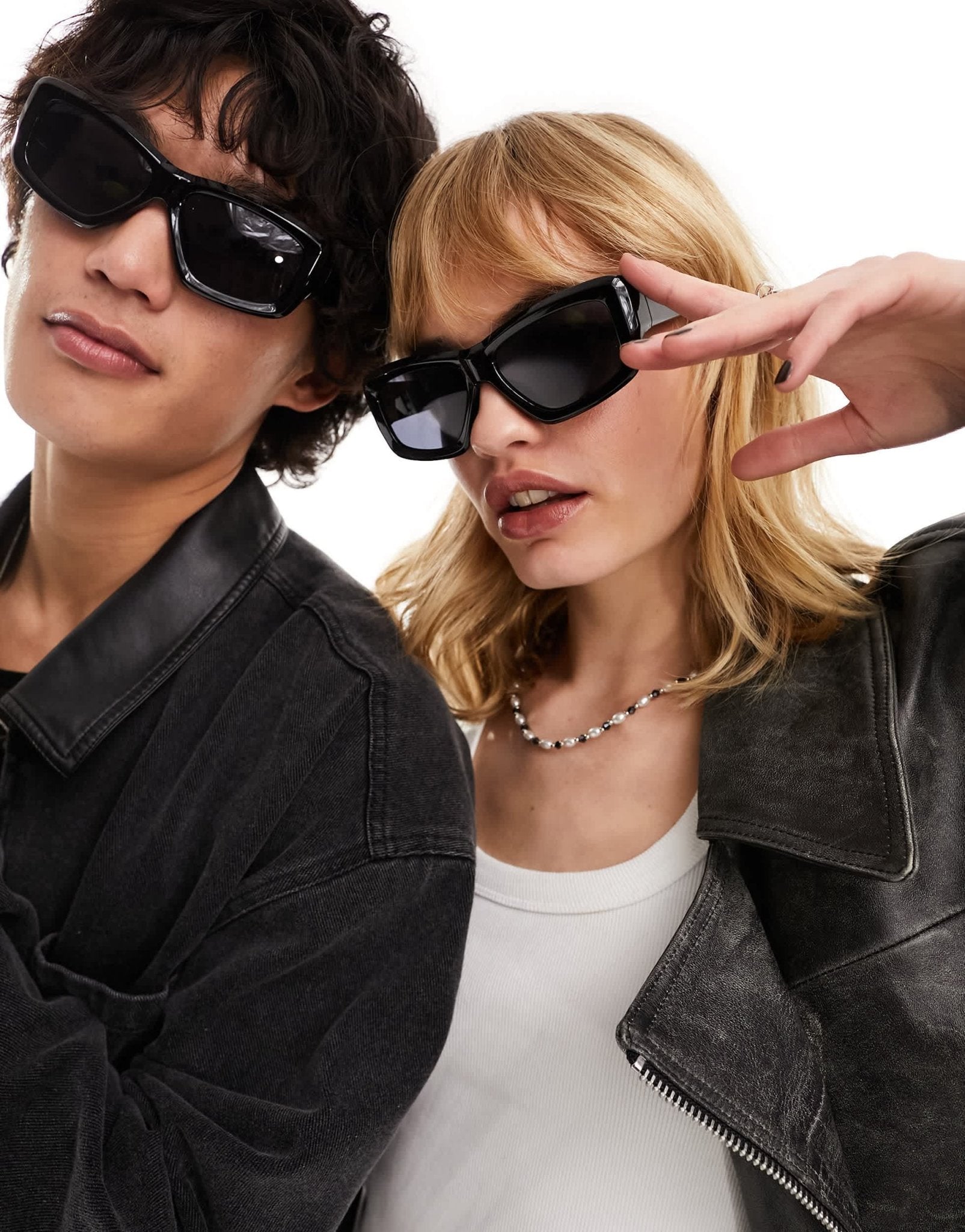 AJ Morgan chunky sunglasses in black - ASOS Sample Sale EU Store