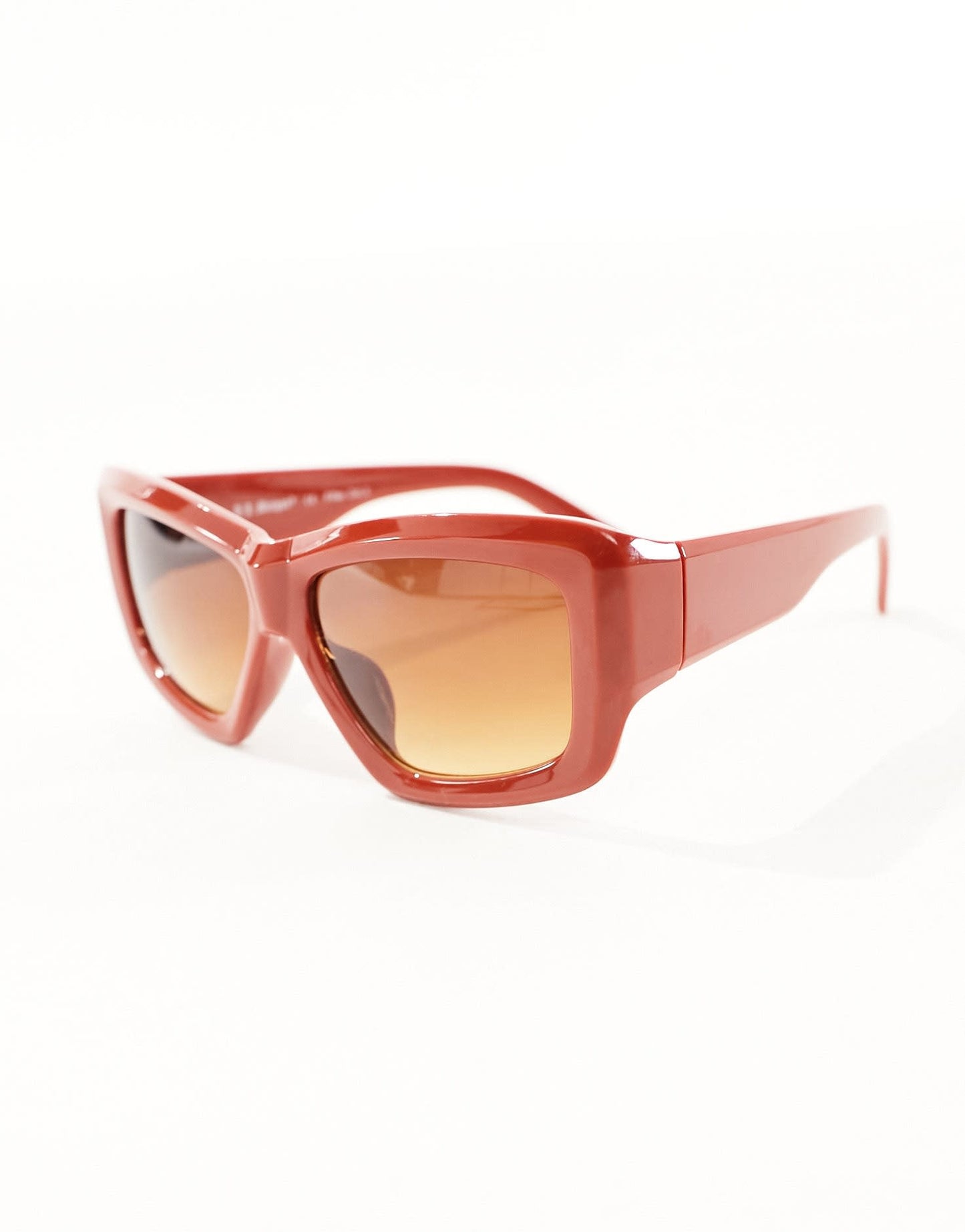 AJ Morgan chunky sunglasses in rust - ASOS Sample Sale EU Store