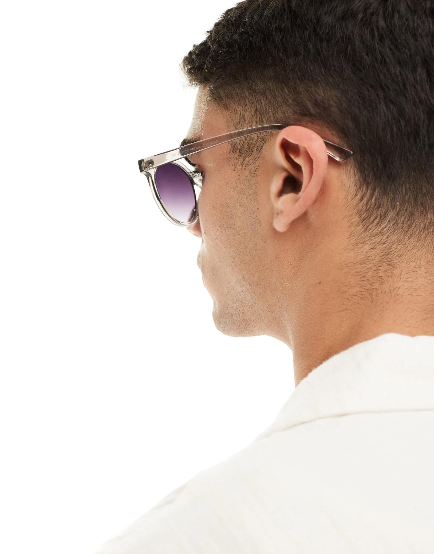 AJ Morgan low key round sunglasses in grey - ASOS Sample Sale EU Store