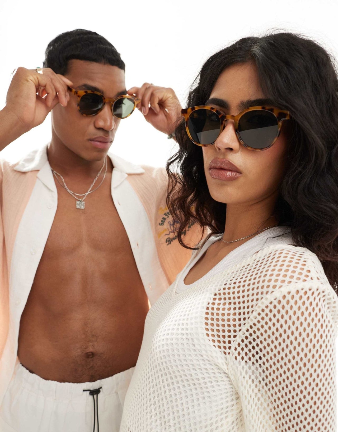 AJ Morgan low key round sunglasses in tortoiseshell - ASOS Sample Sale EU Store