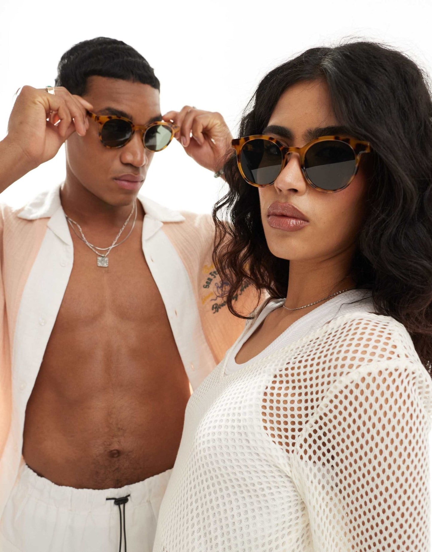 AJ Morgan low key round sunglasses in tortoiseshell - ASOS Sample Sale EU Store